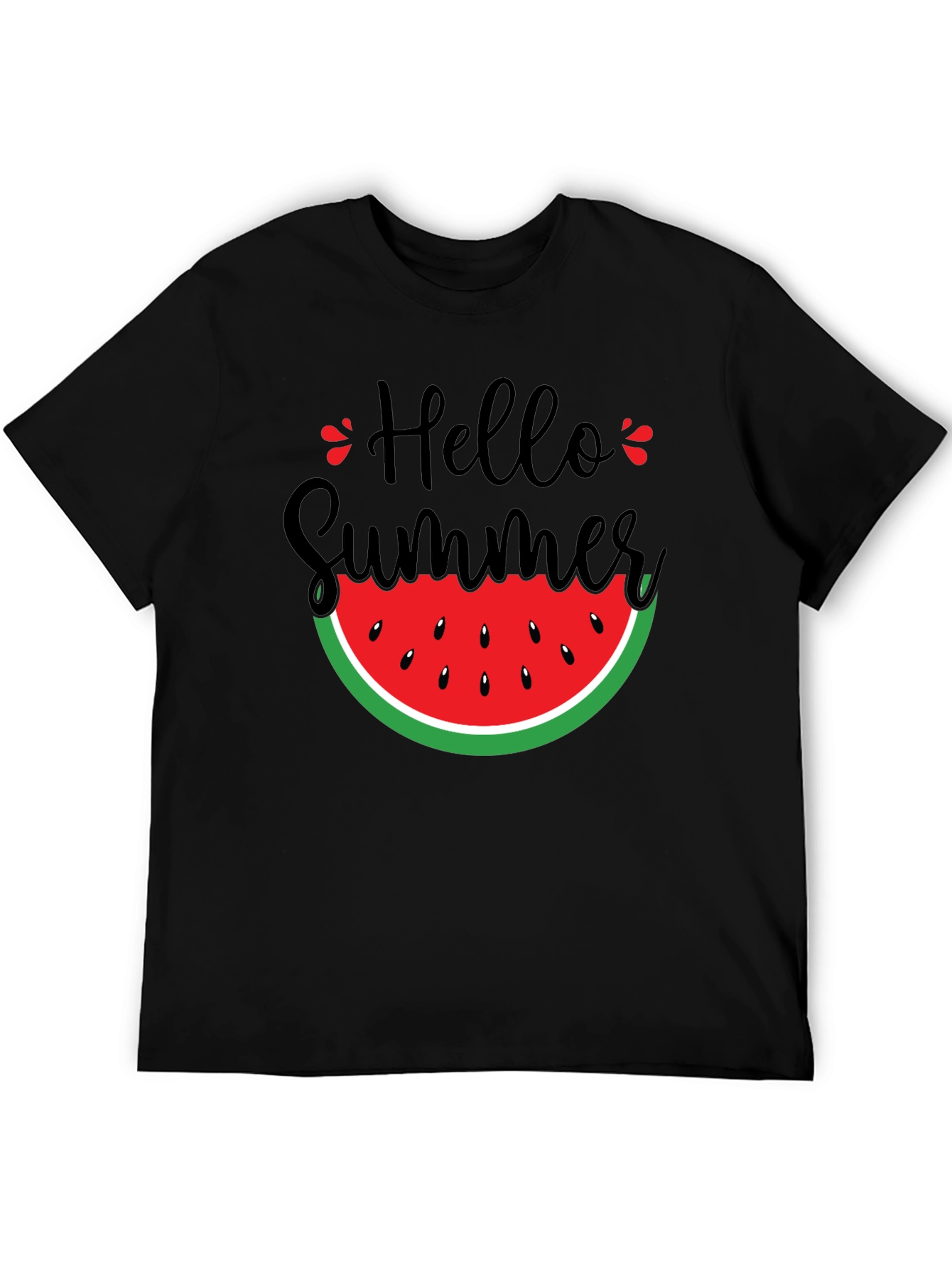Hello Summer Watermelon Graphic Tee