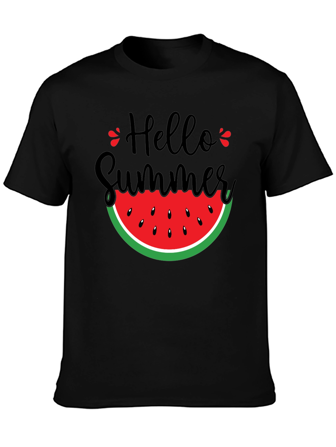 Hello Summer Watermelon Graphic Tee
