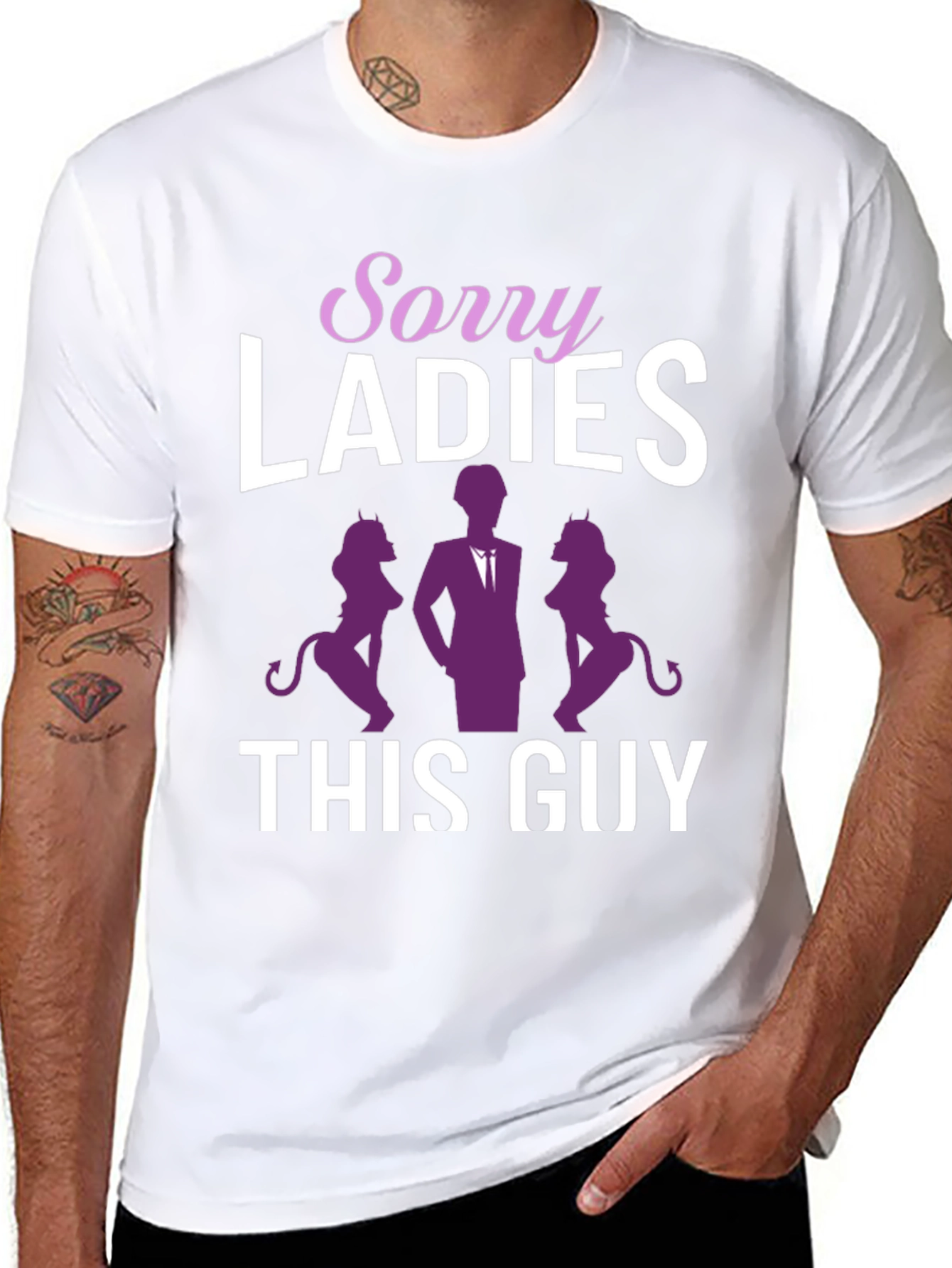 Sorry Ladies This Guy Graphic T-Shirt