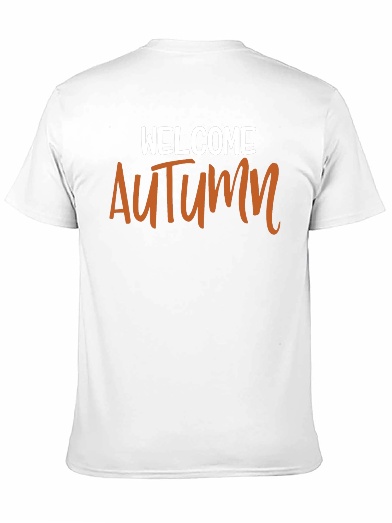 Welcome Autumn Graphic Tee - Black Casual Top