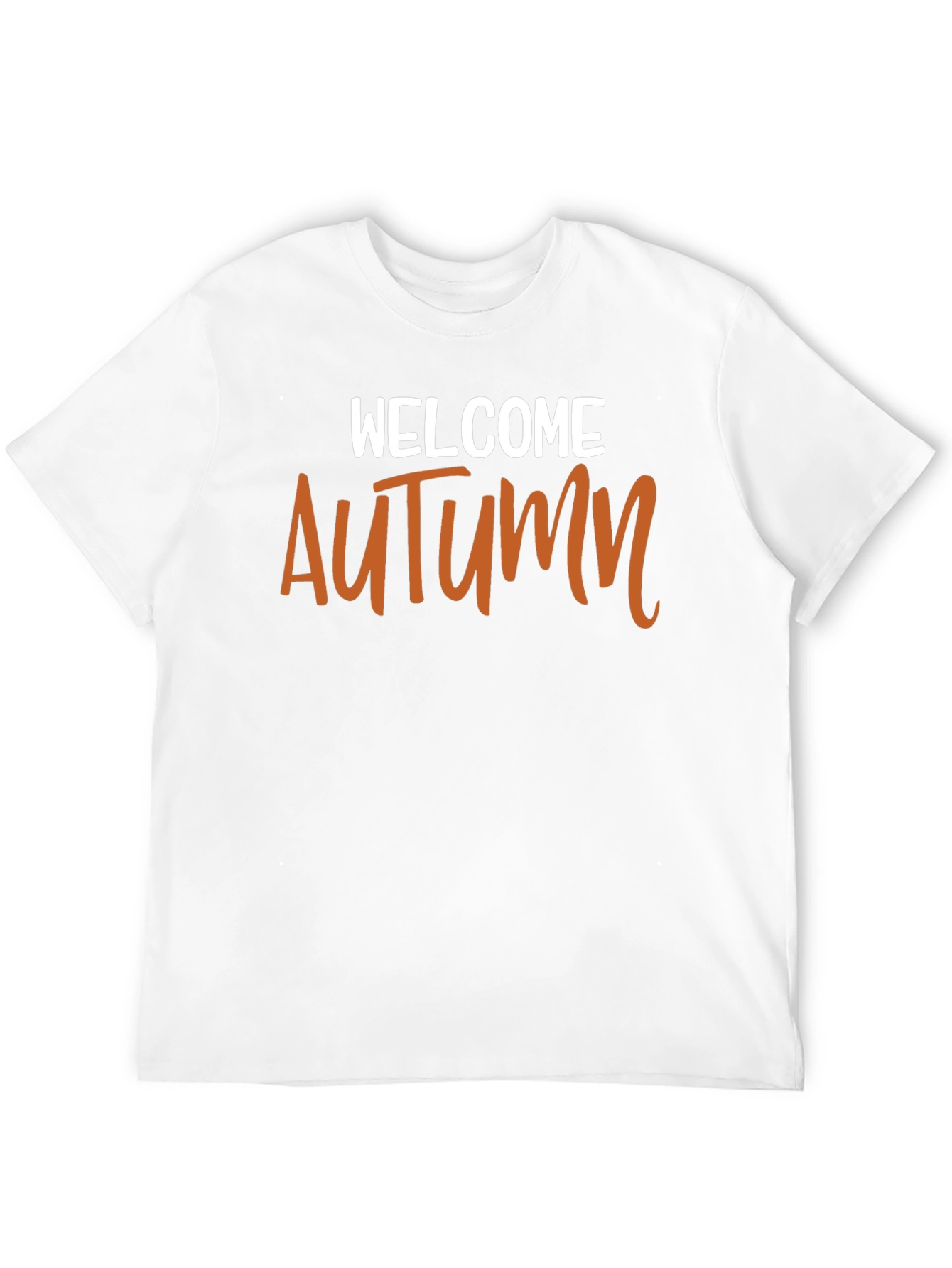 Welcome Autumn Graphic Tee - Black Casual Top