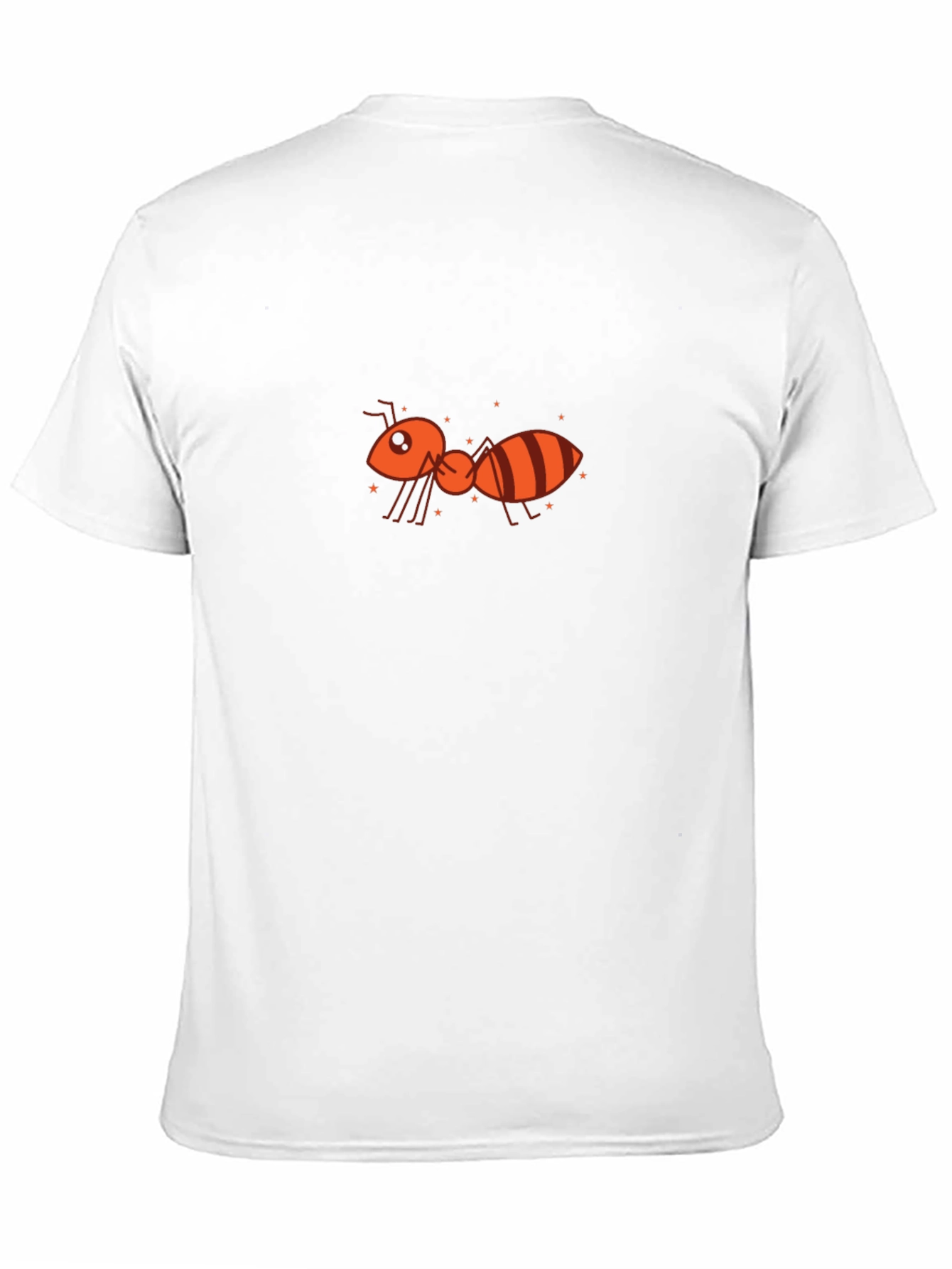 Ant Graphic Tee - Black Cotton Casual Top