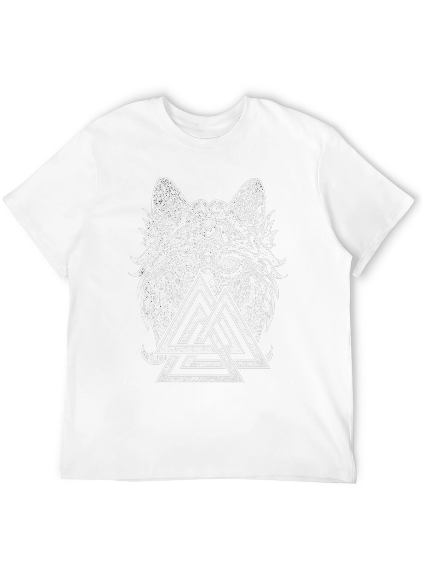 Wolf & Valknut Graphic Tee - Black