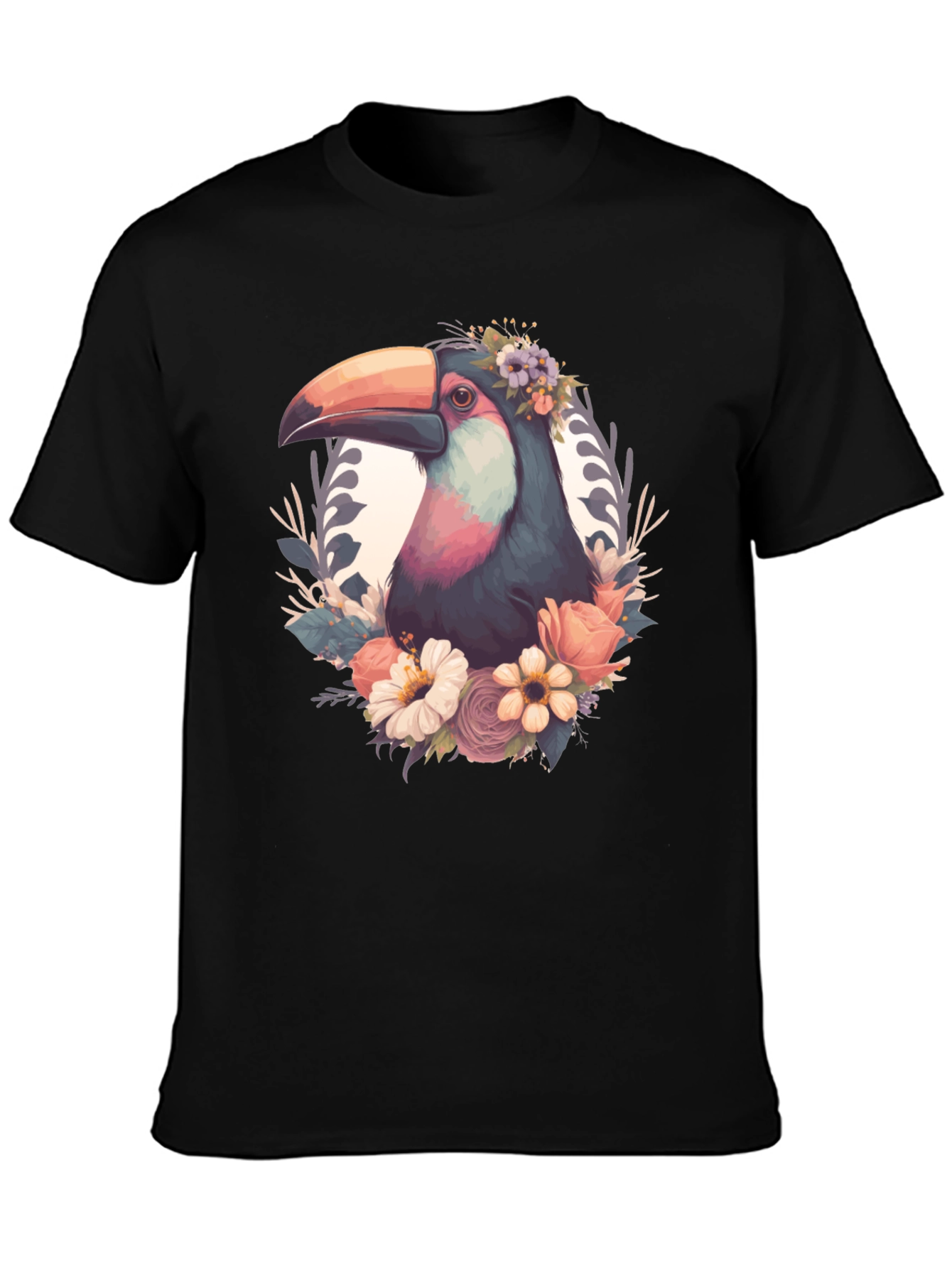 Floral Toucan Graphic Tee