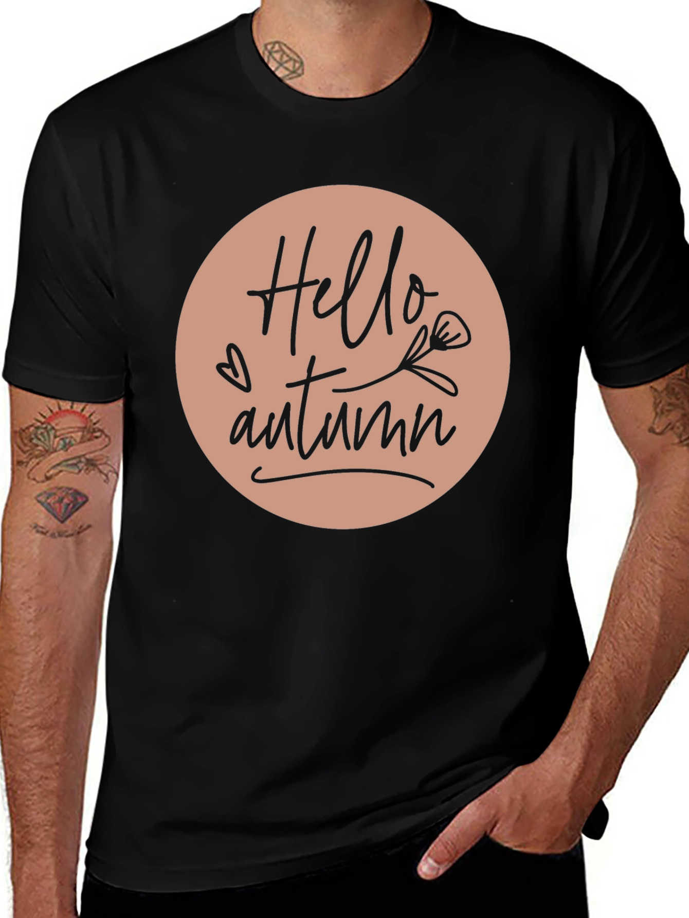 Hello Autumn Graphic Tee - Stylish Fall Fashion