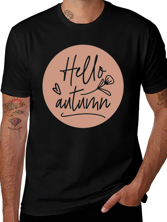 Hello Autumn Graphic Tee - Stylish Fall Fashion