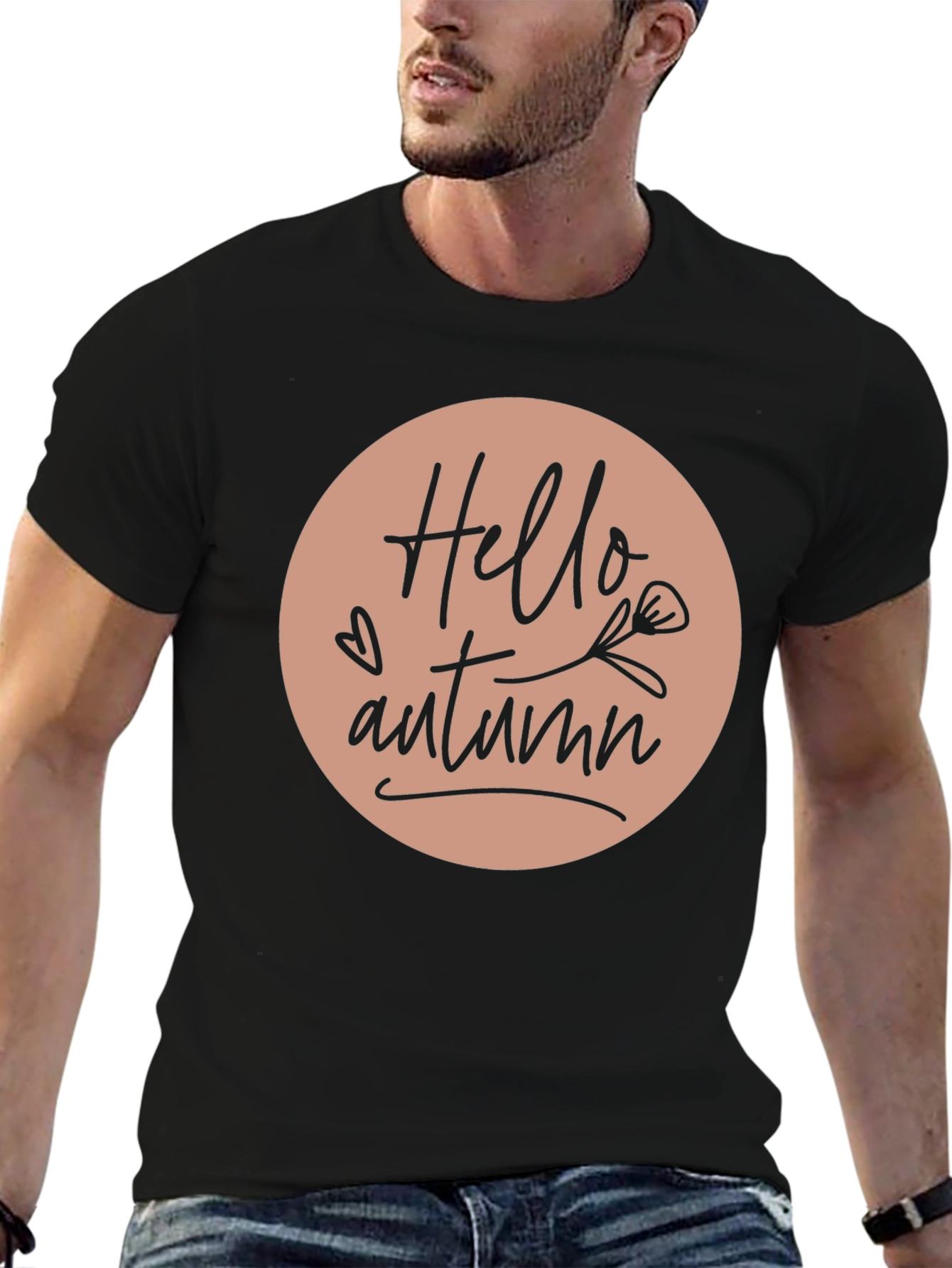 Hello Autumn Graphic Tee - Stylish Fall Fashion