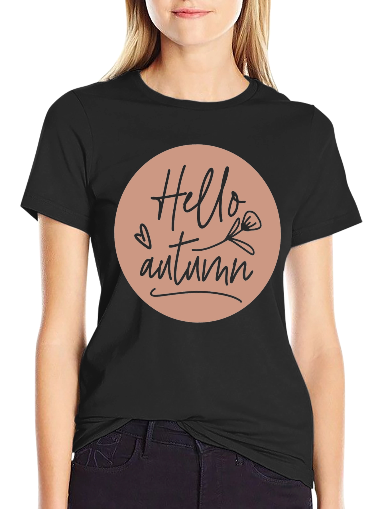 Hello Autumn Graphic Tee - Stylish Fall Fashion