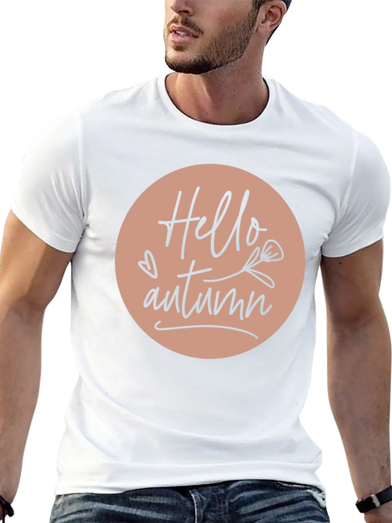 Hello Autumn Graphic Tee - Stylish Fall Fashion