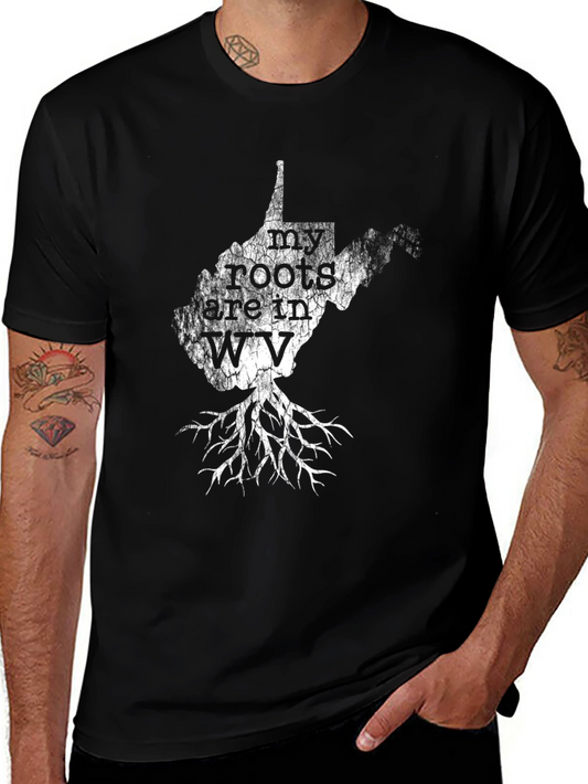 West Virginia Roots T-Shirt - Black