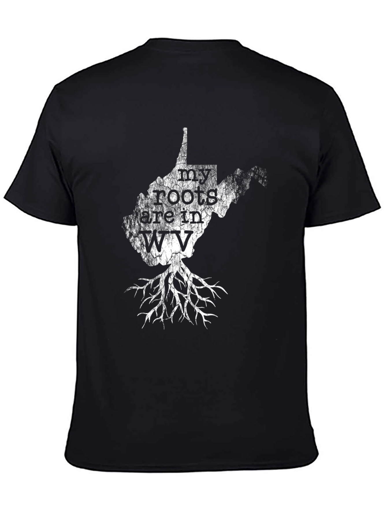 West Virginia Roots T-Shirt - Black
