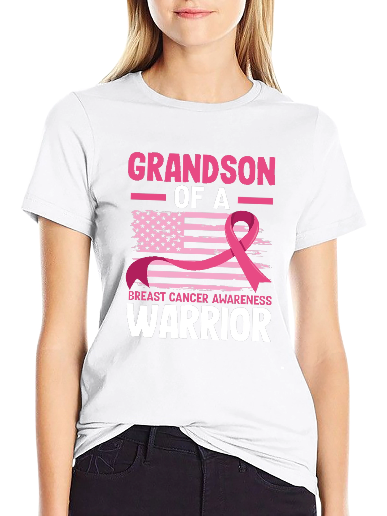 Grandson of a Breast Cancer Warrior T-Shirt
