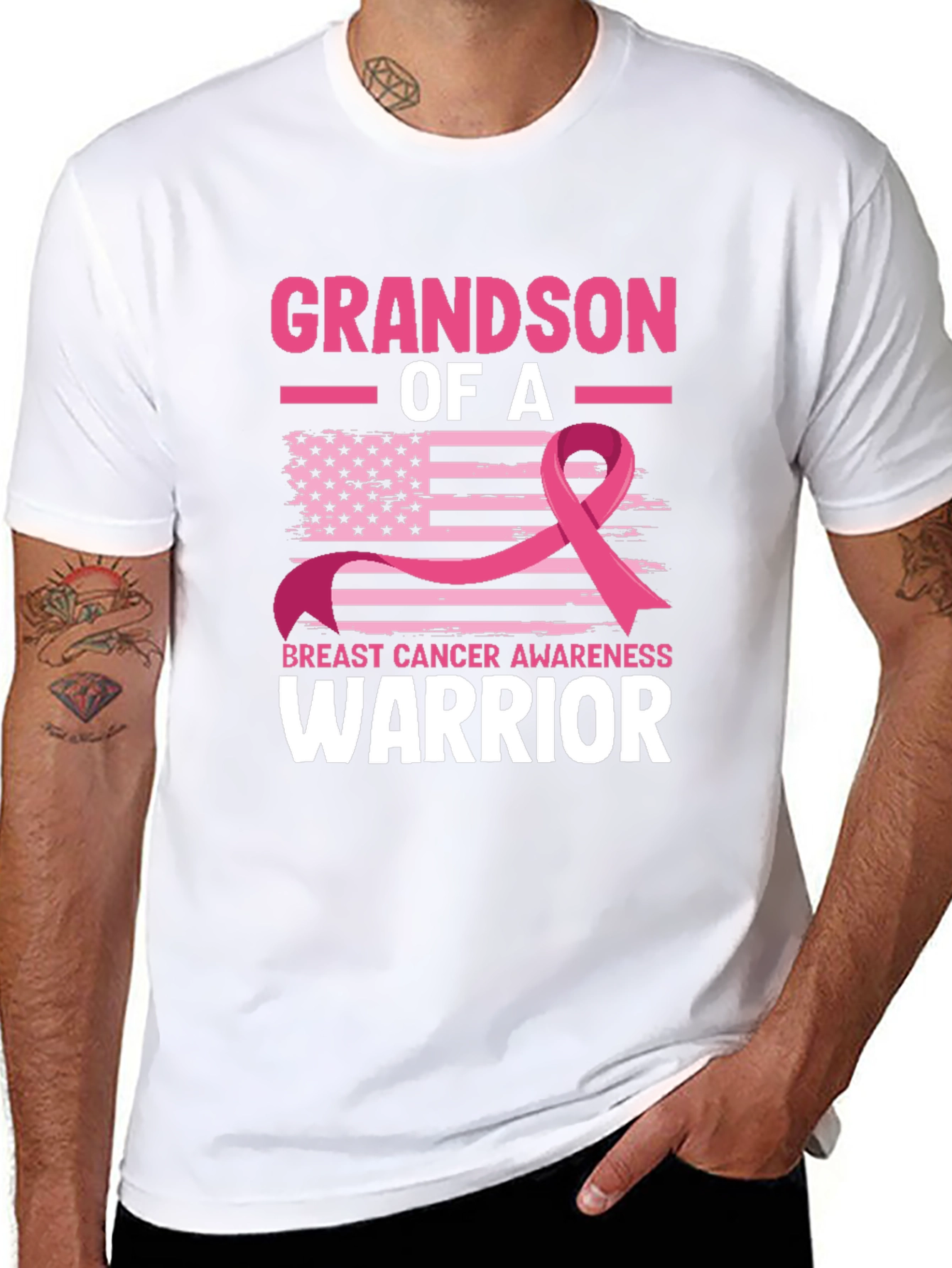 Grandson of a Breast Cancer Warrior T-Shirt