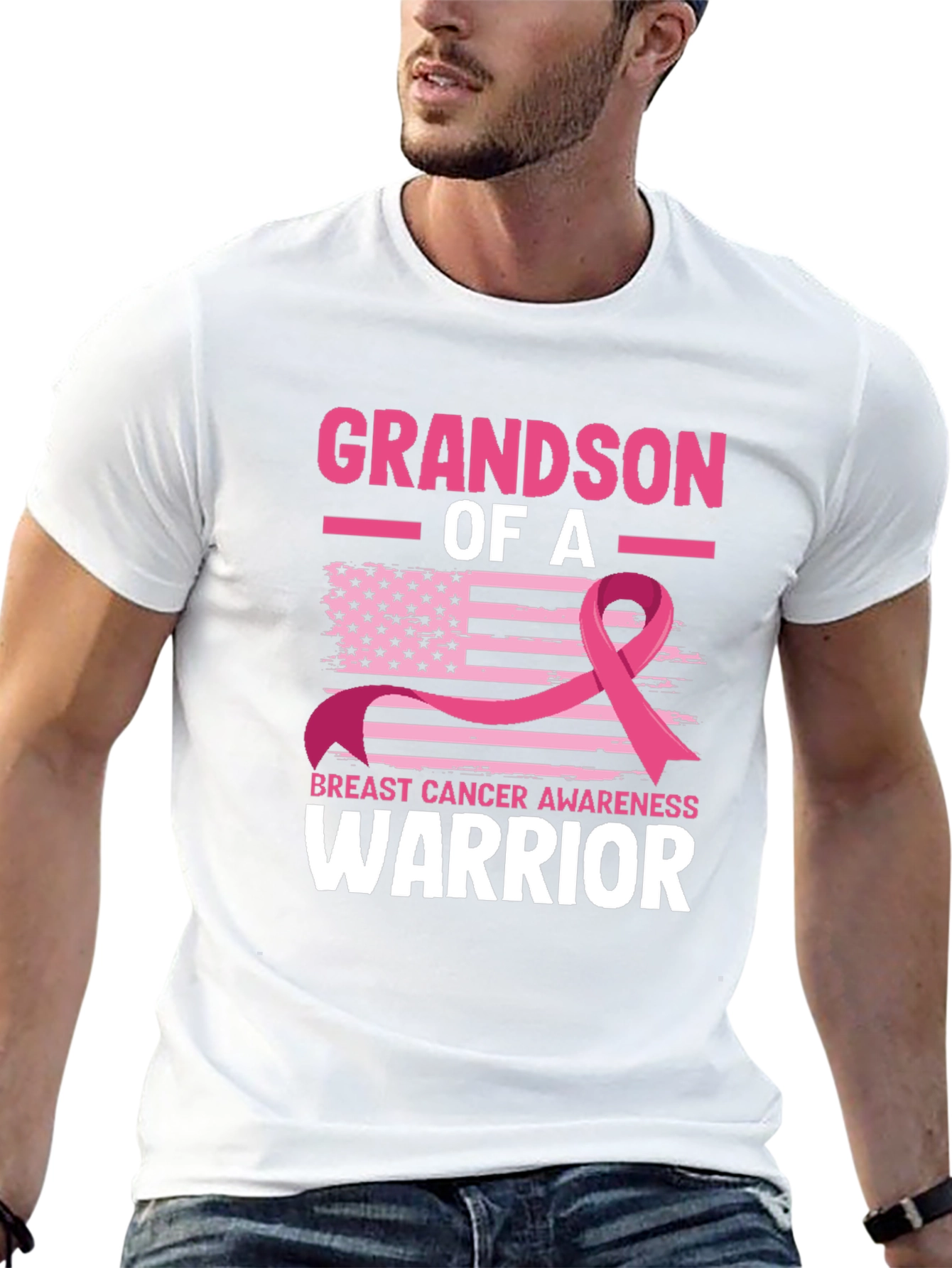 Grandson of a Breast Cancer Warrior T-Shirt