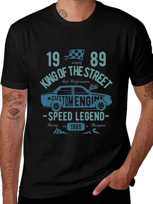 King of the Street 1989 Car Graphic T-Shirt