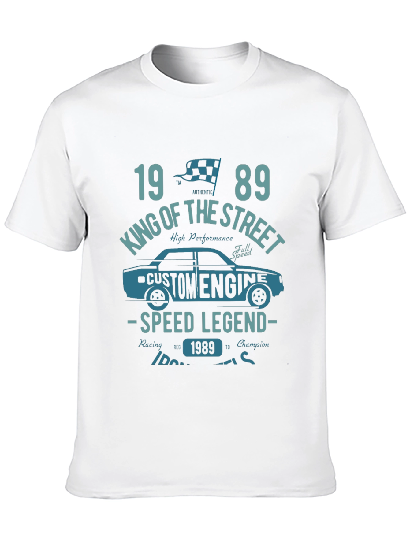 King of the Street 1989 Car Graphic T-Shirt