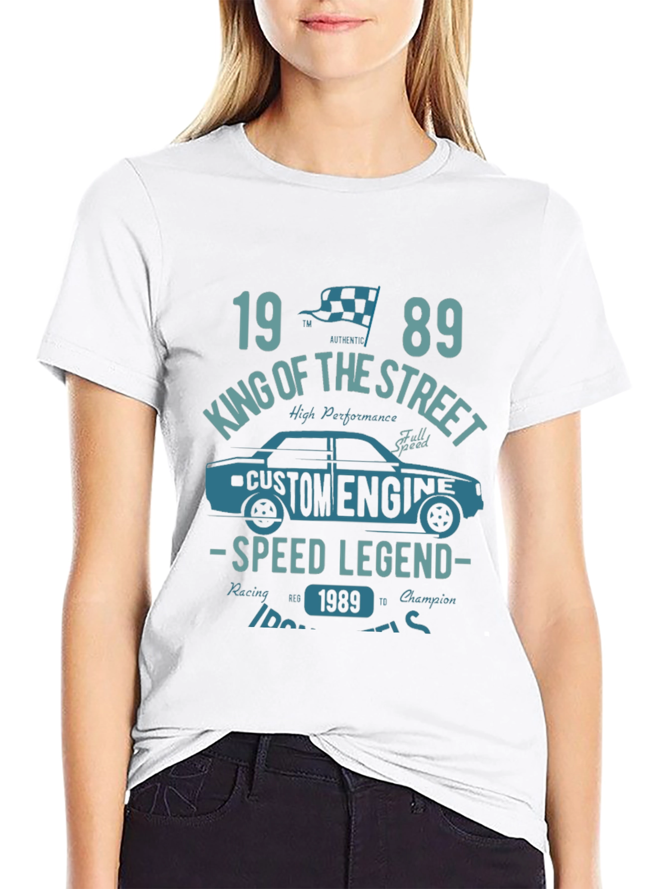 King of the Street 1989 Car Graphic T-Shirt