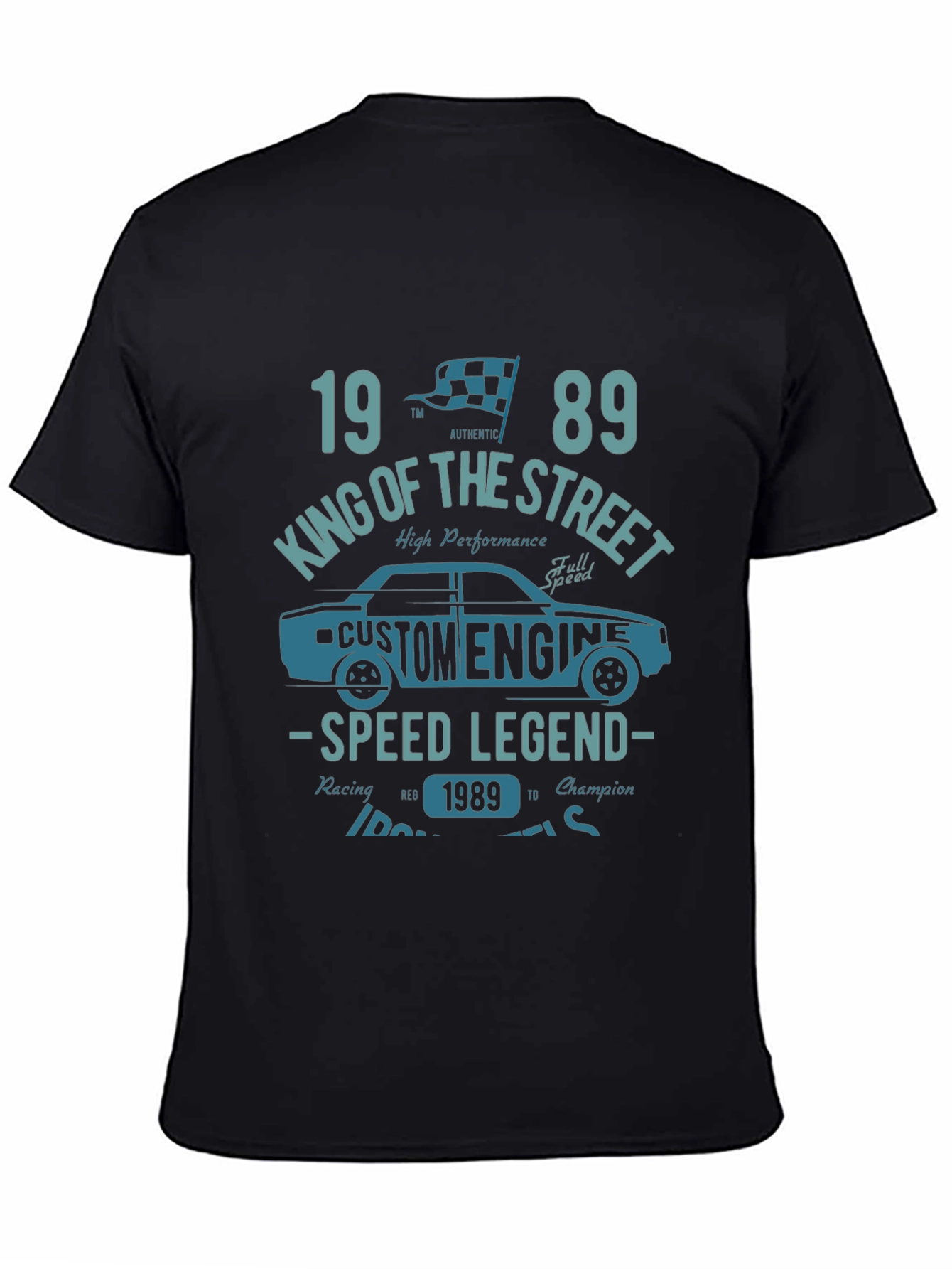King of the Street 1989 Car Graphic T-Shirt