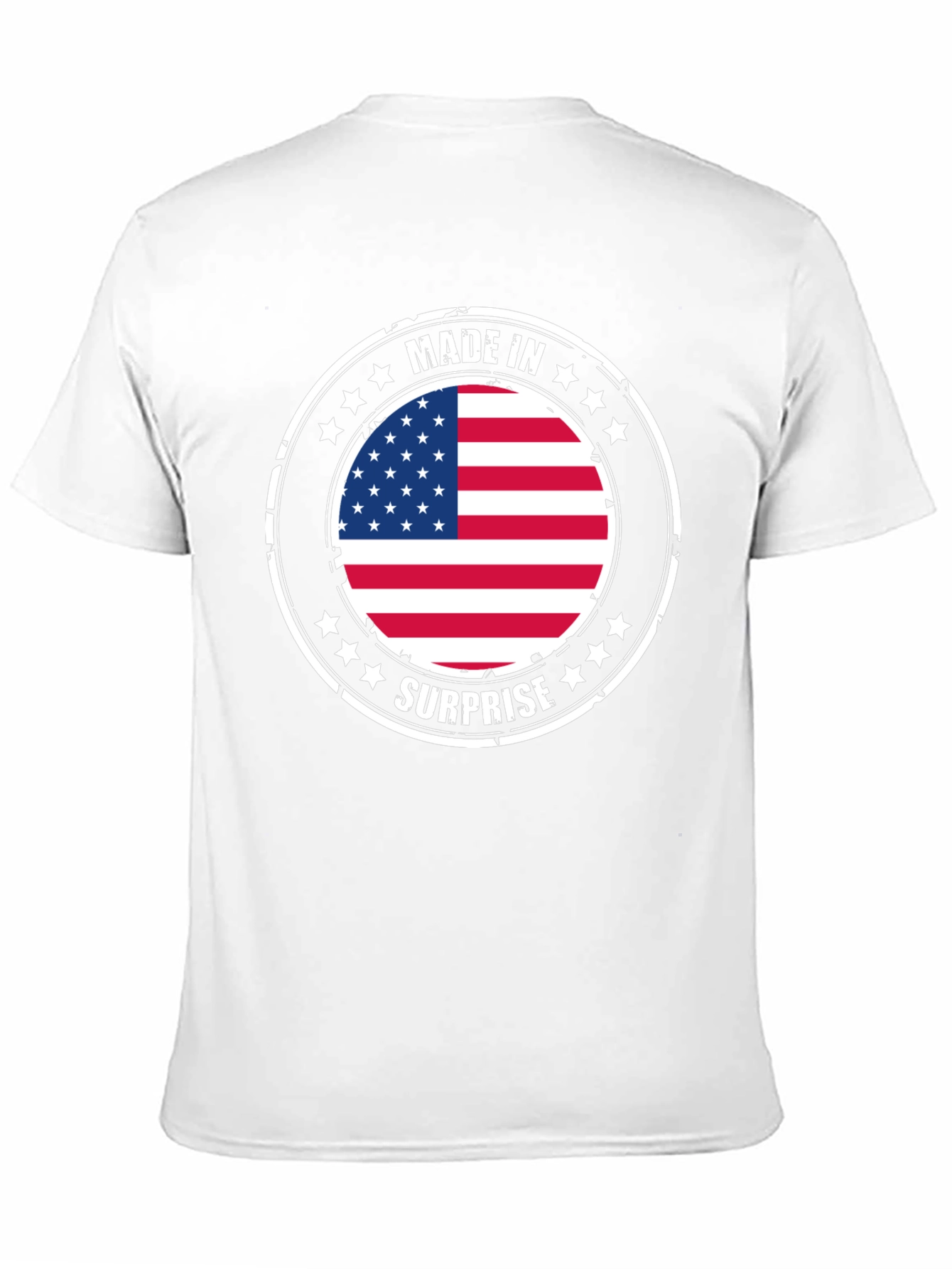 Made in Surprise American Flag T-Shirt