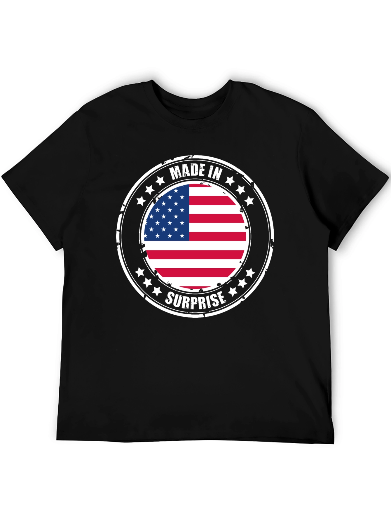 Made in Surprise American Flag T-Shirt