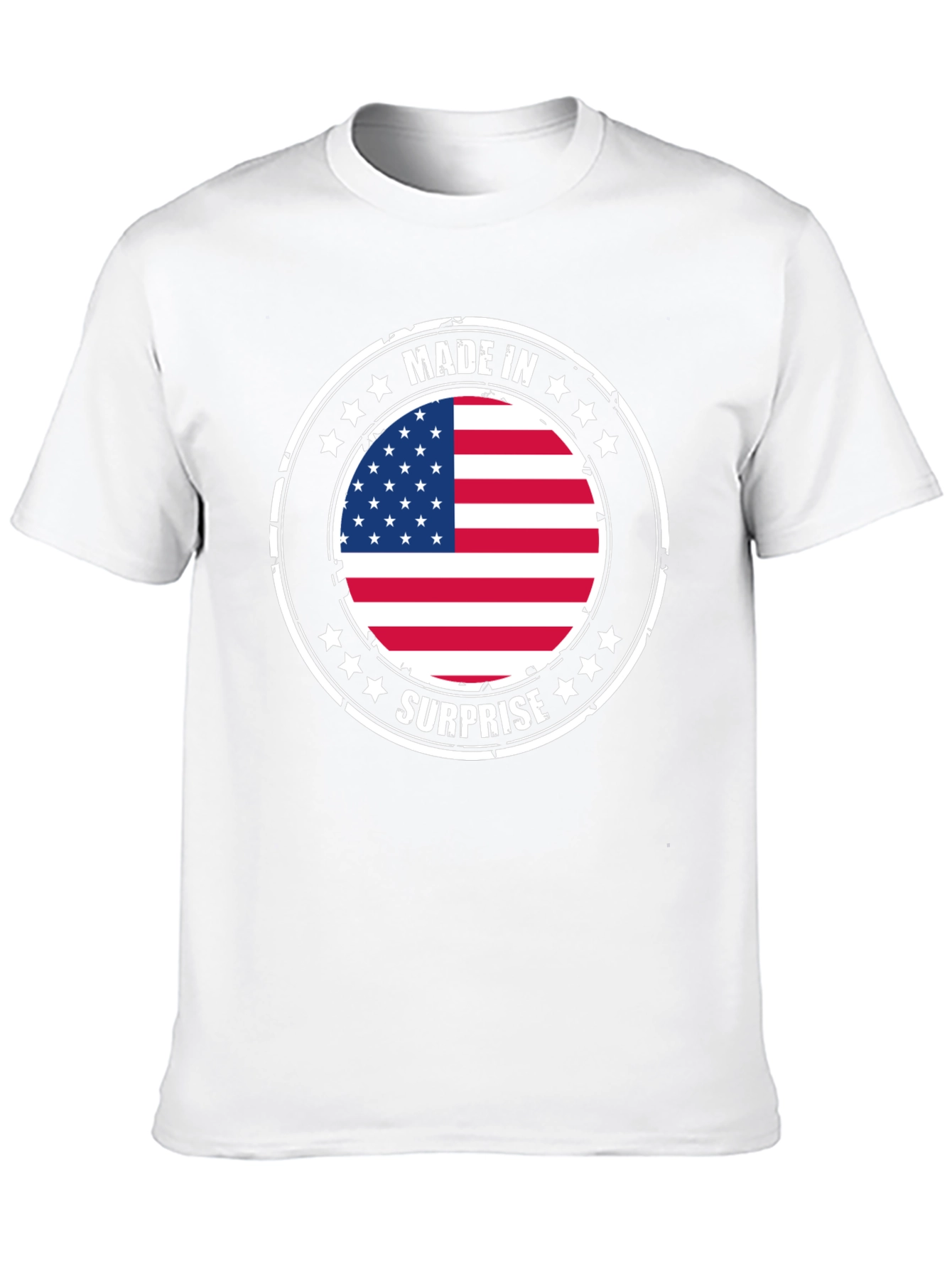 Made in Surprise American Flag T-Shirt