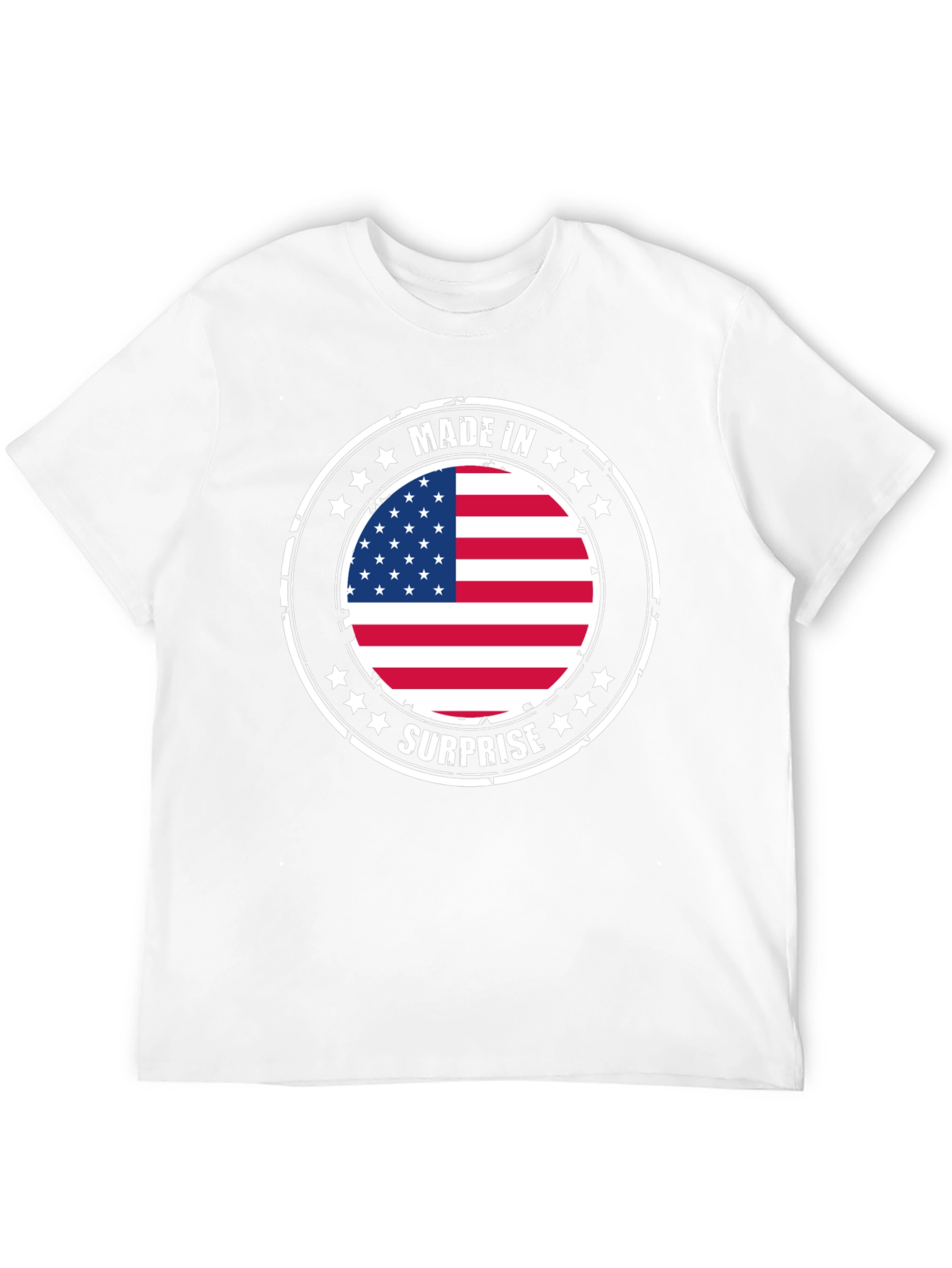 Made in Surprise American Flag T-Shirt