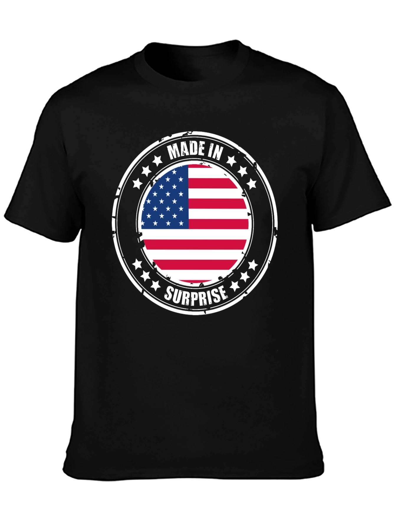 Made in Surprise American Flag T-Shirt