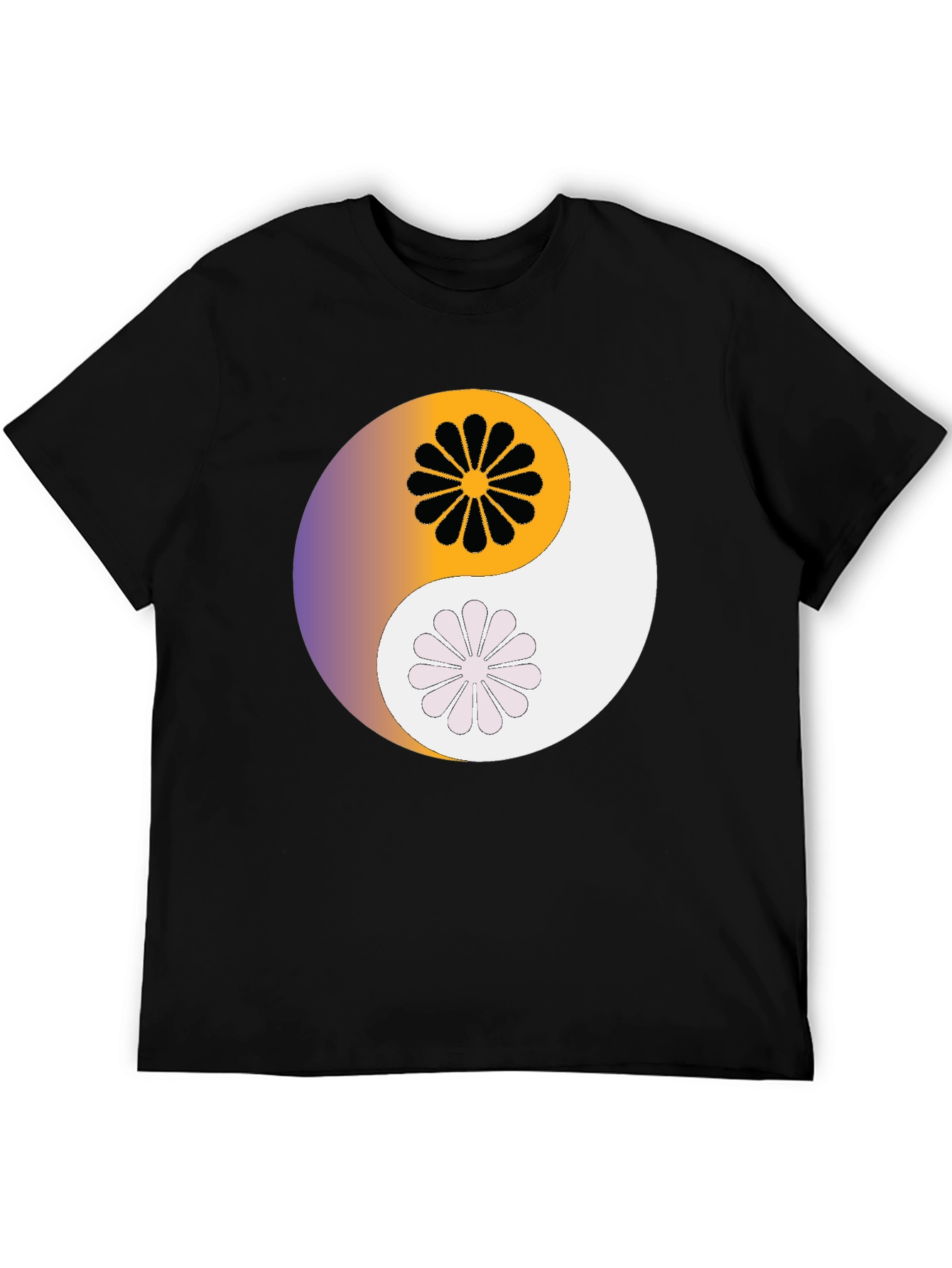 Yin Yang Floral T-Shirt - Harmony & Style