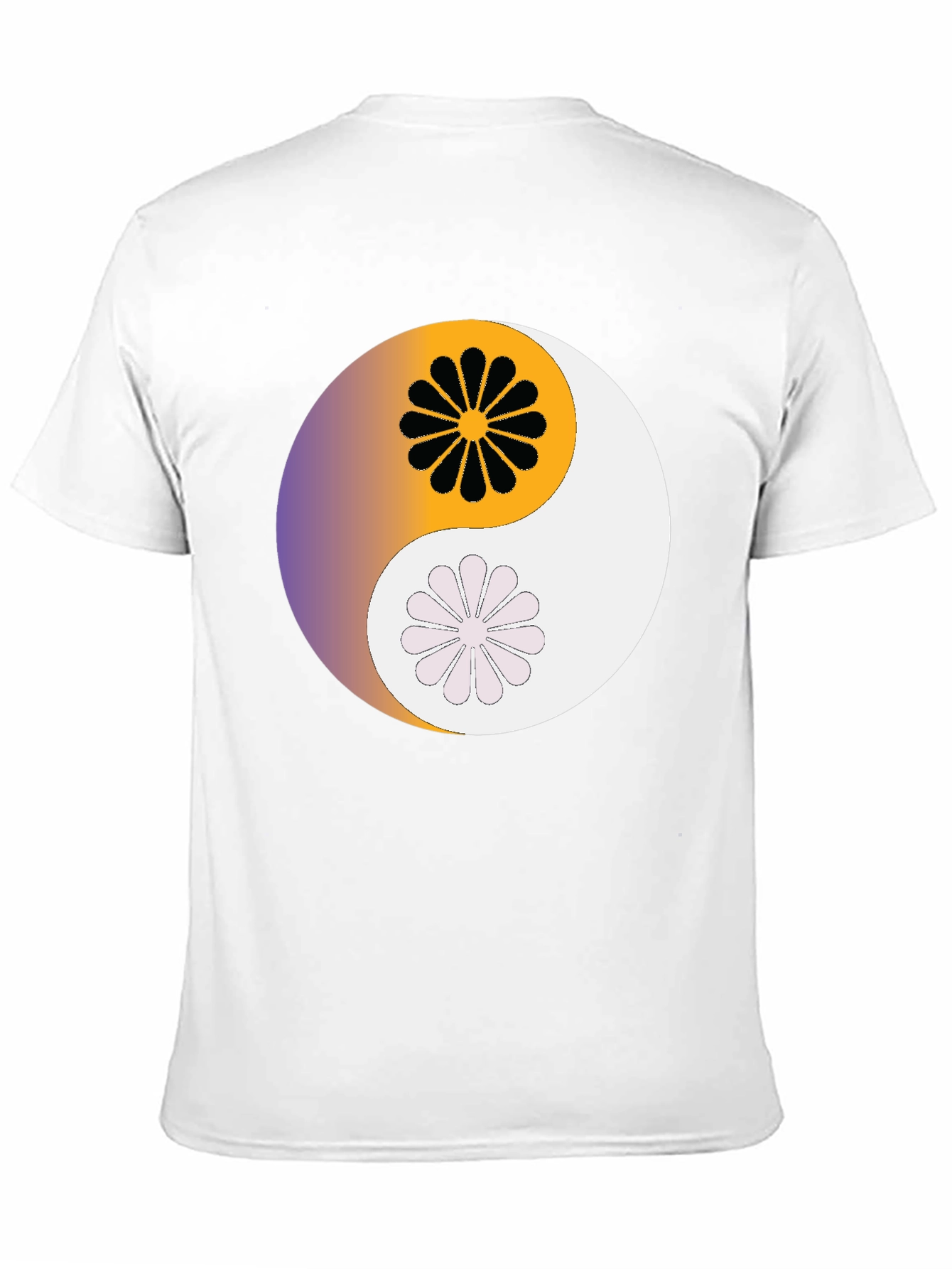 Yin Yang Floral T-Shirt - Harmony & Style