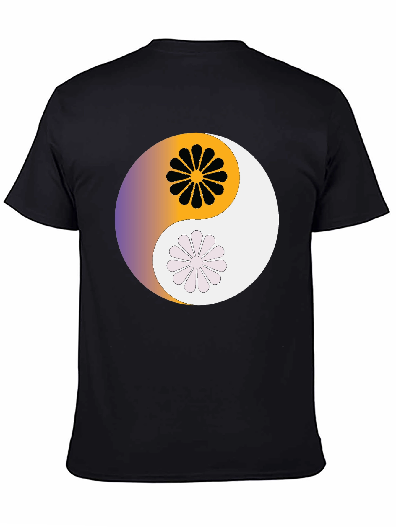 Yin Yang Floral T-Shirt - Harmony & Style