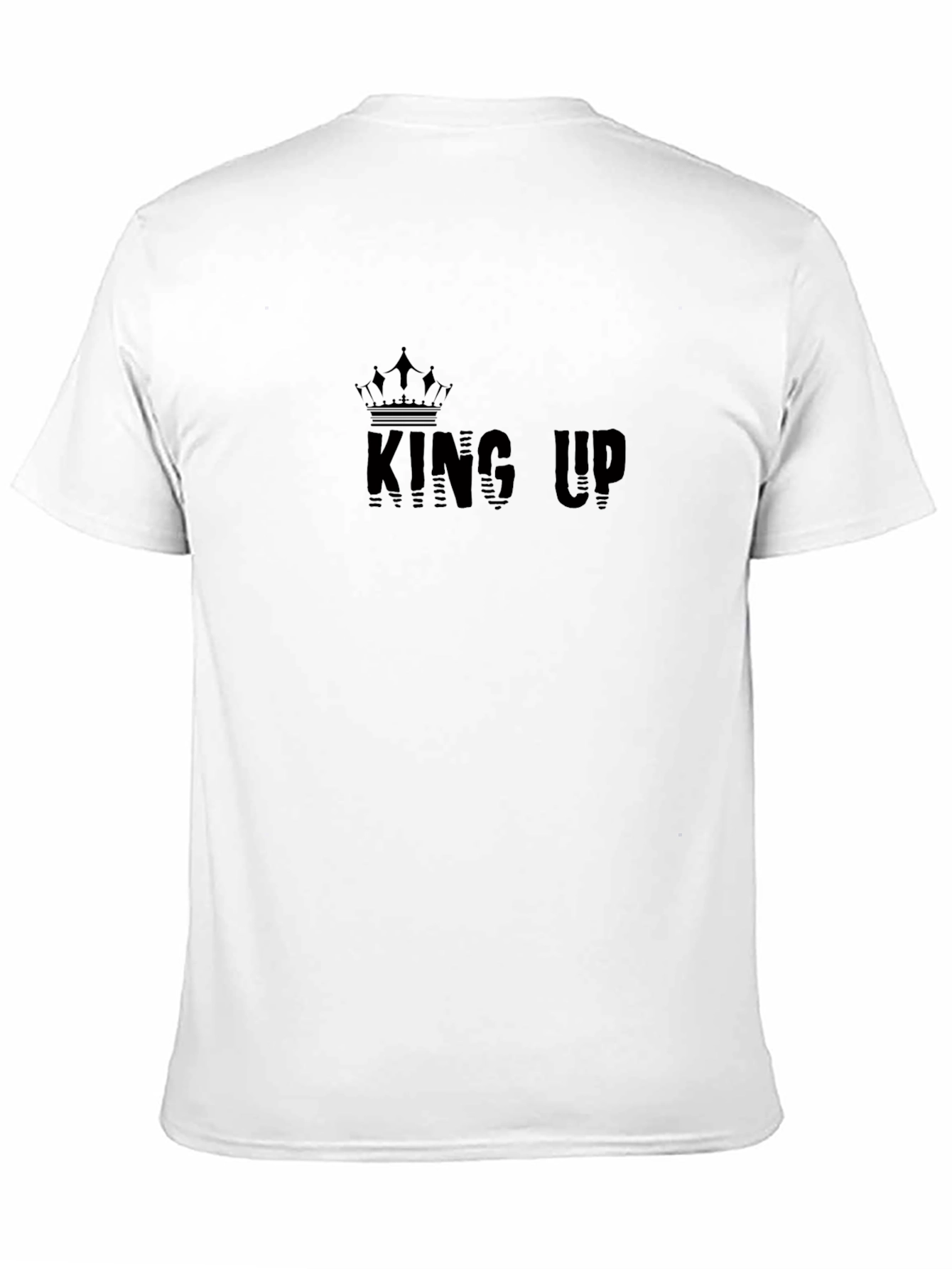 King Up Black Graphic Tee - Stylish Mens T-Shirt