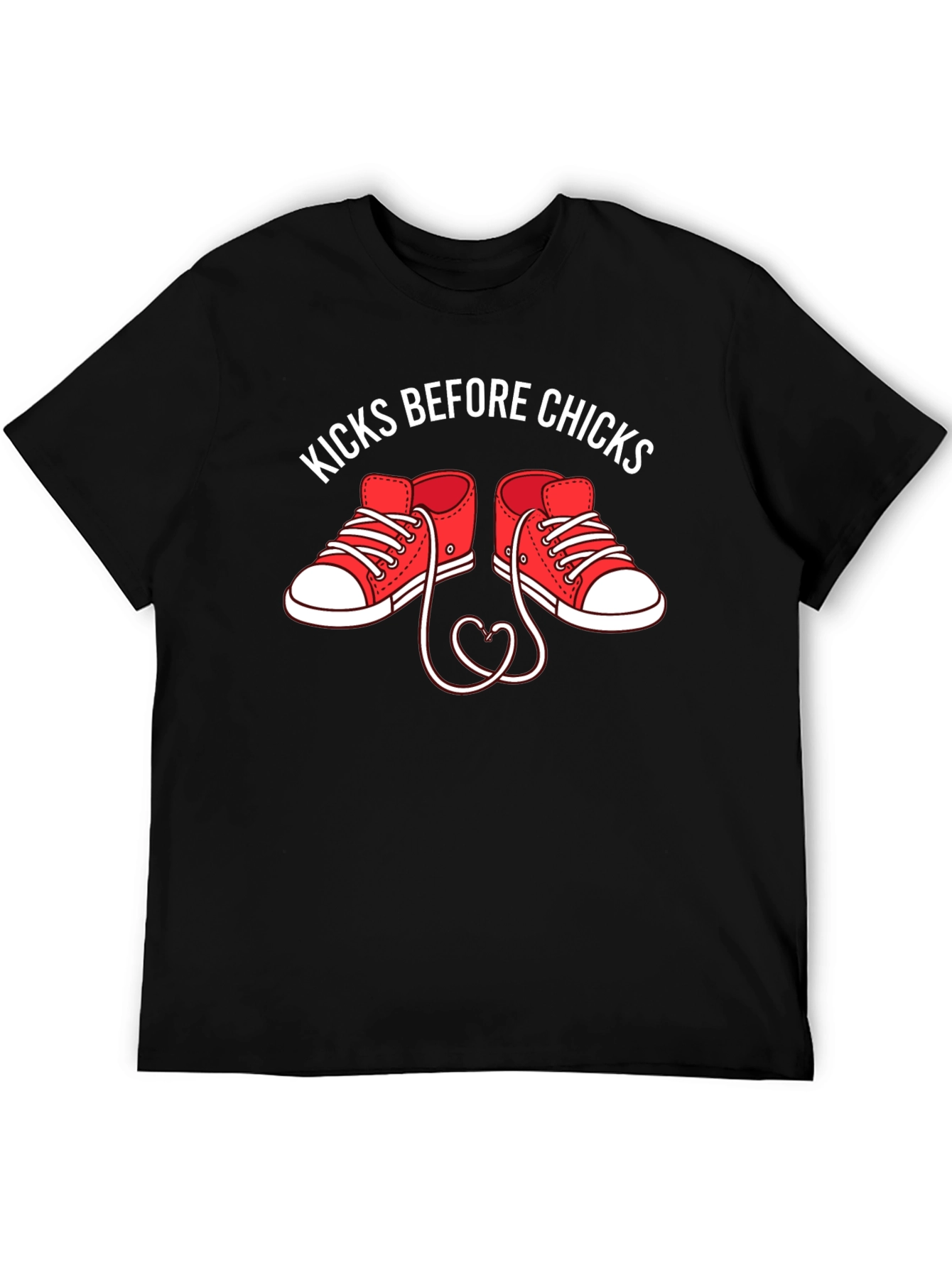 Kicks Before Chicks Graphic T-Shirt
