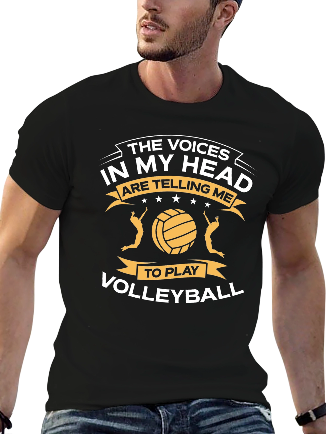 Volleyball Player T-Shirt: Voices in My Head Tee