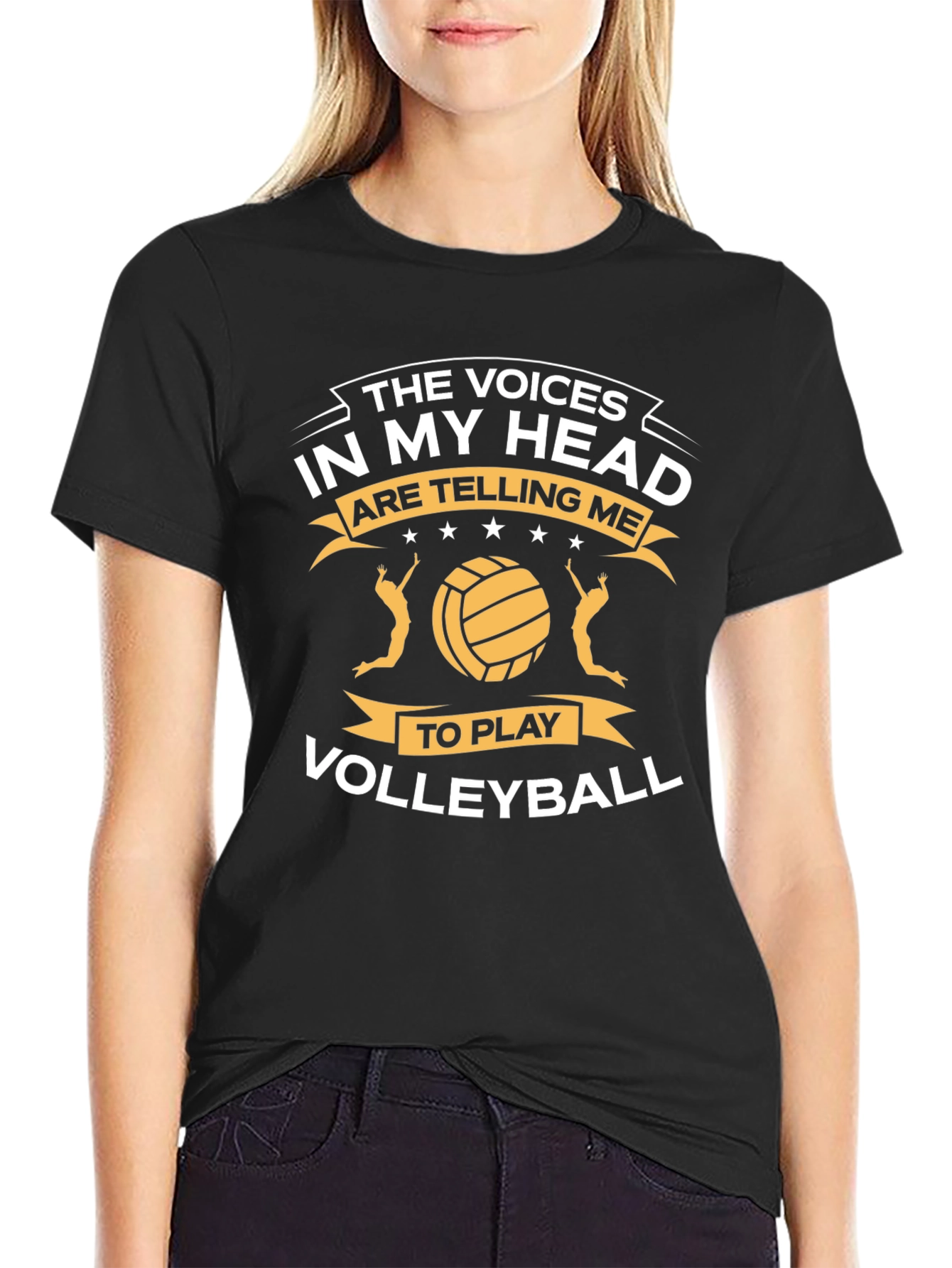 Volleyball Player T-Shirt: Voices in My Head Tee