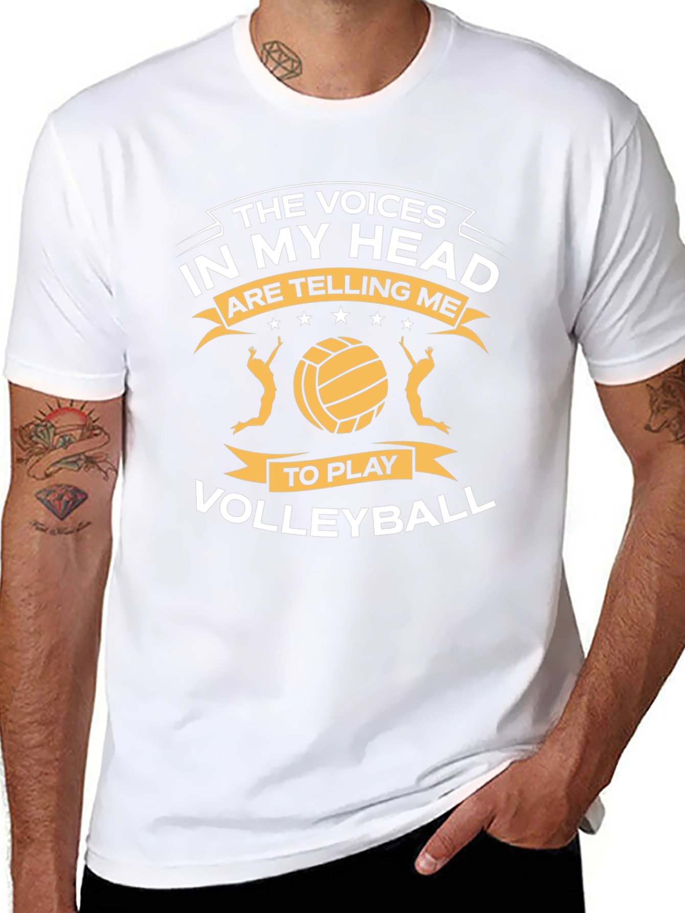 Volleyball Player T-Shirt: Voices in My Head Tee