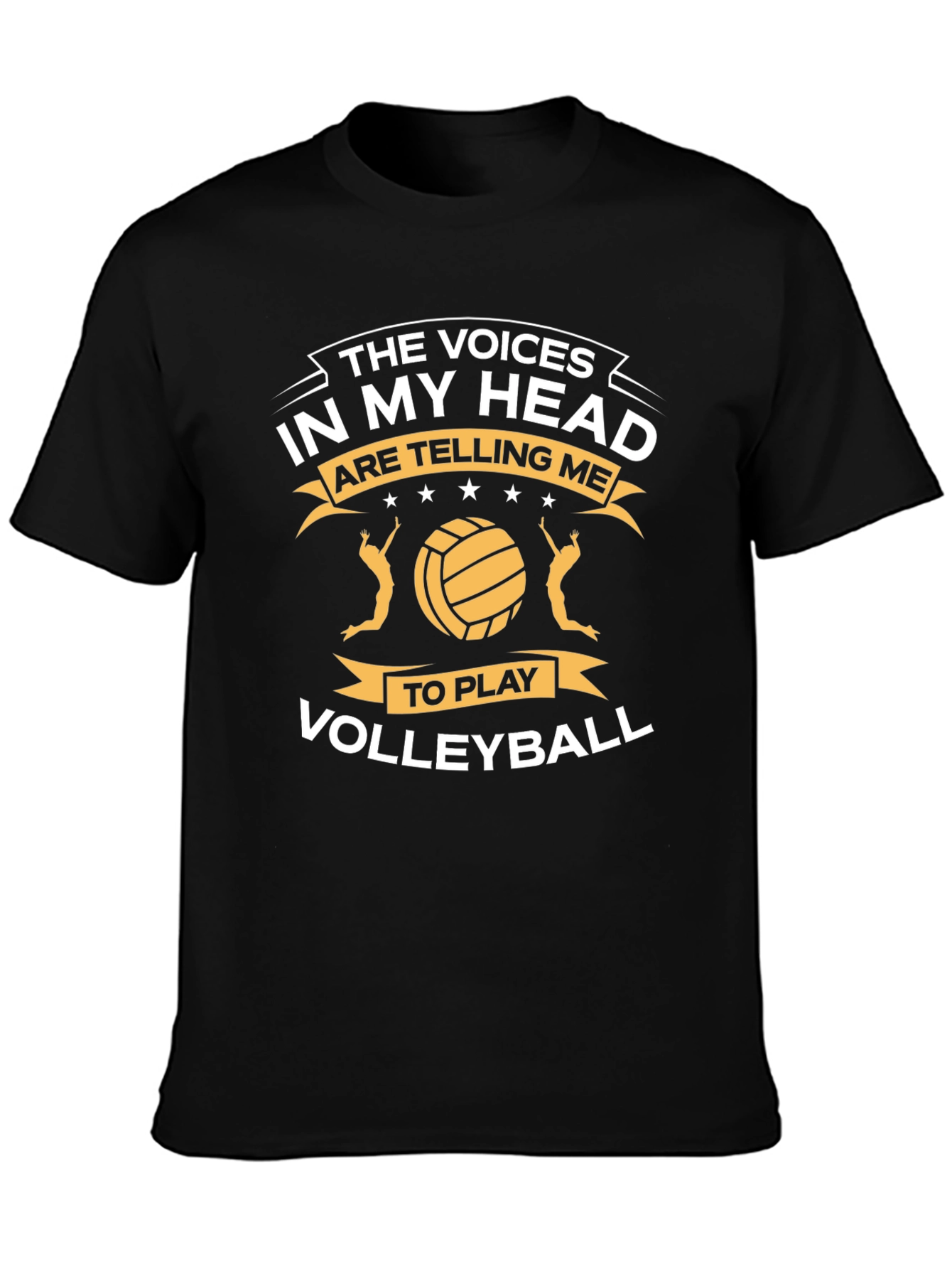Volleyball Player T-Shirt: Voices in My Head Tee