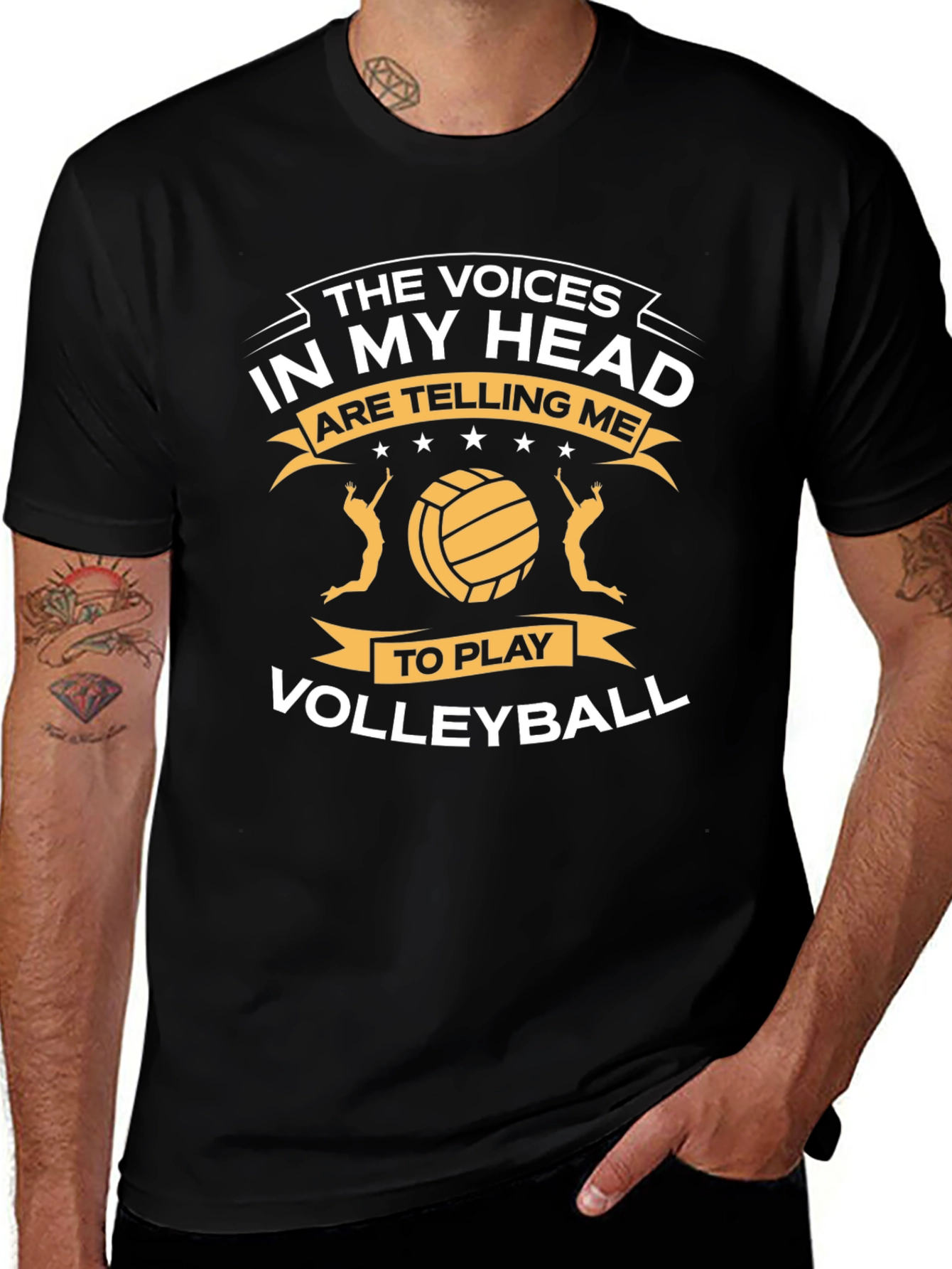 Volleyball Player T-Shirt: Voices in My Head Tee