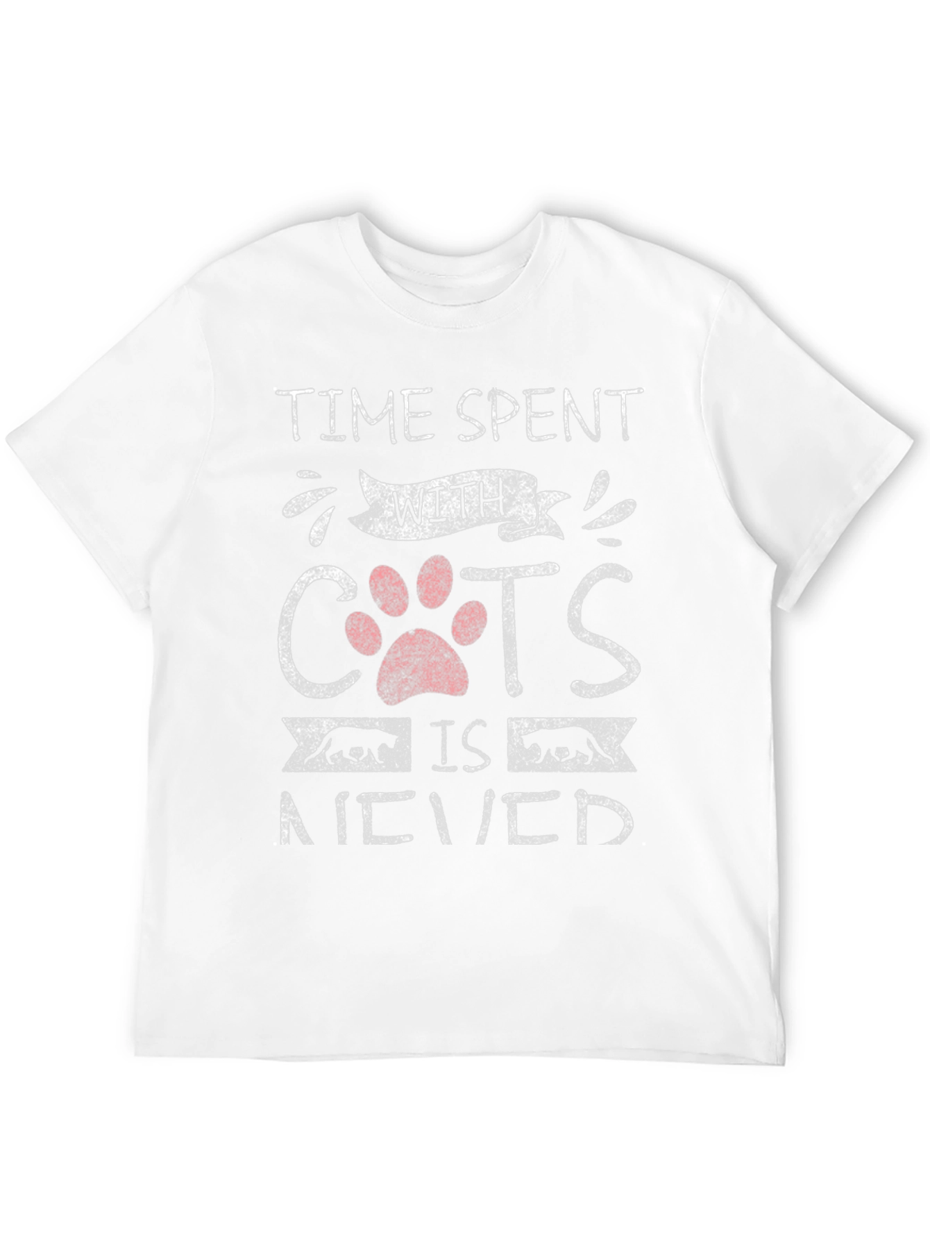 Time Spent with Cats T-Shirt - Cat Lover Tee