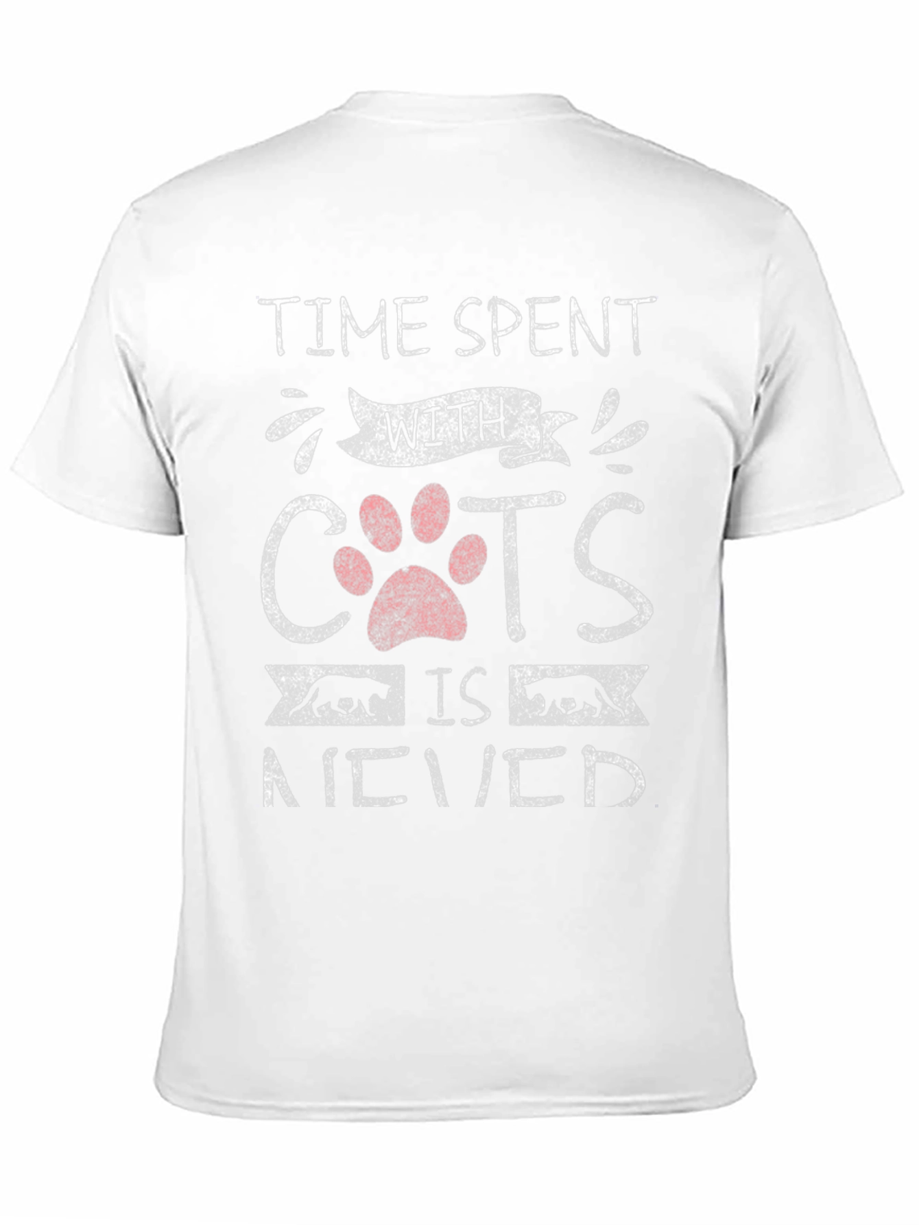 Time Spent with Cats T-Shirt - Cat Lover Tee