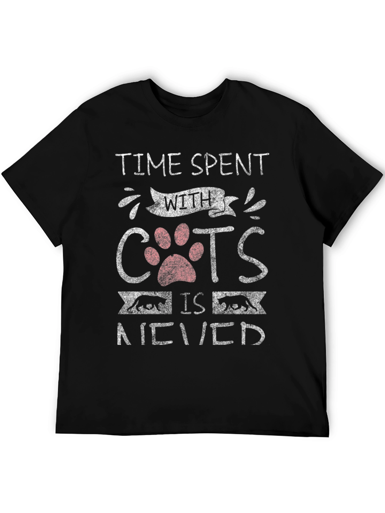 Time Spent with Cats T-Shirt - Cat Lover Tee