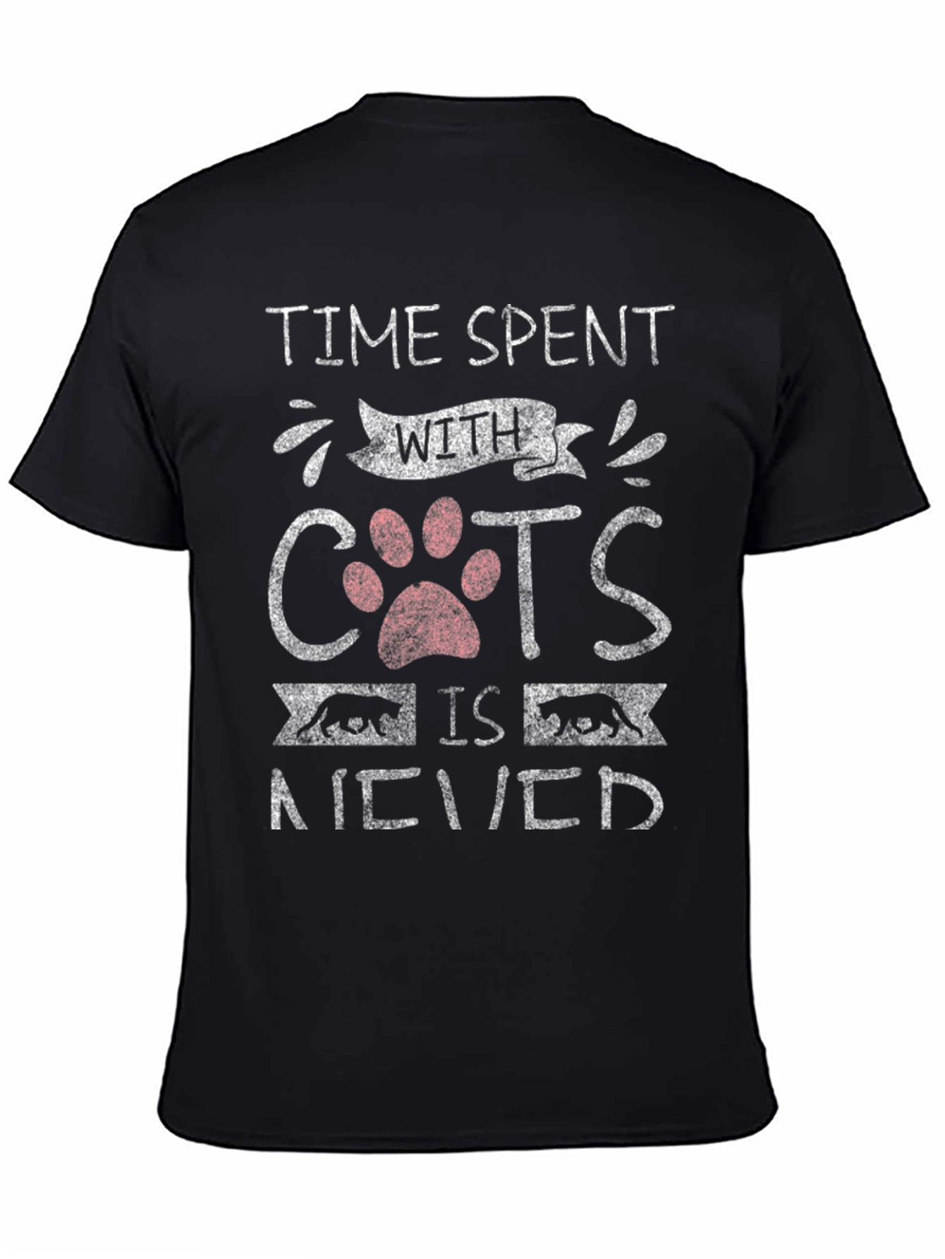 Time Spent with Cats T-Shirt - Cat Lover Tee
