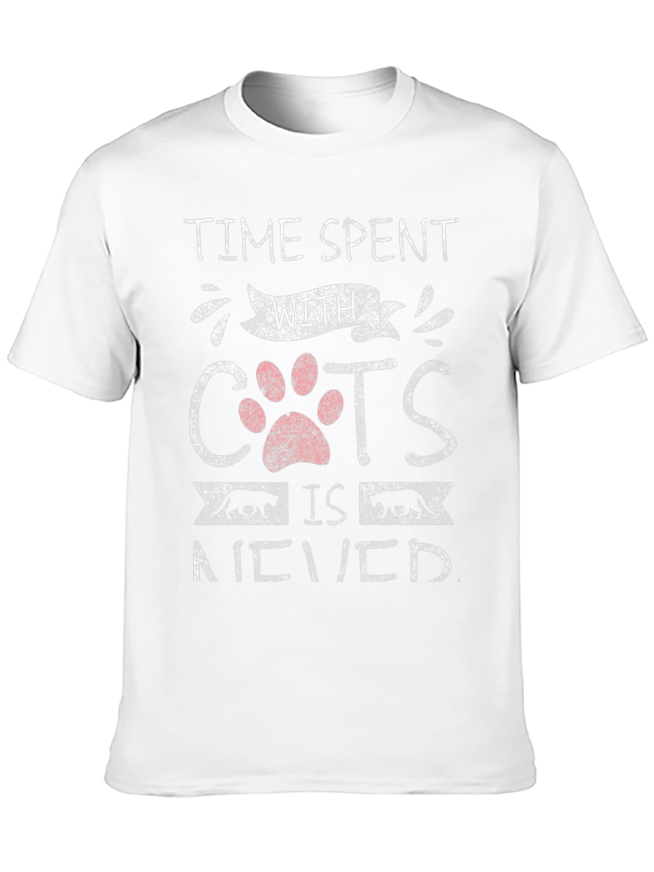 Time Spent with Cats T-Shirt - Cat Lover Tee