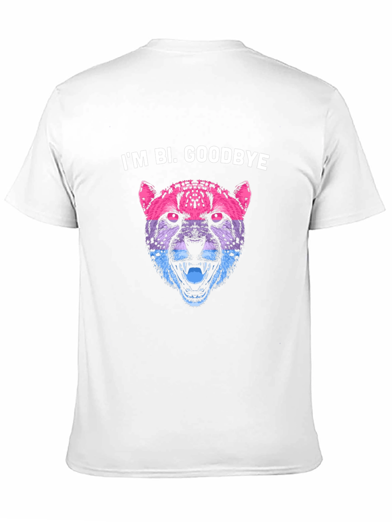 Im Bi. Goodbye - Bi Pride Cheetah T-Shirt