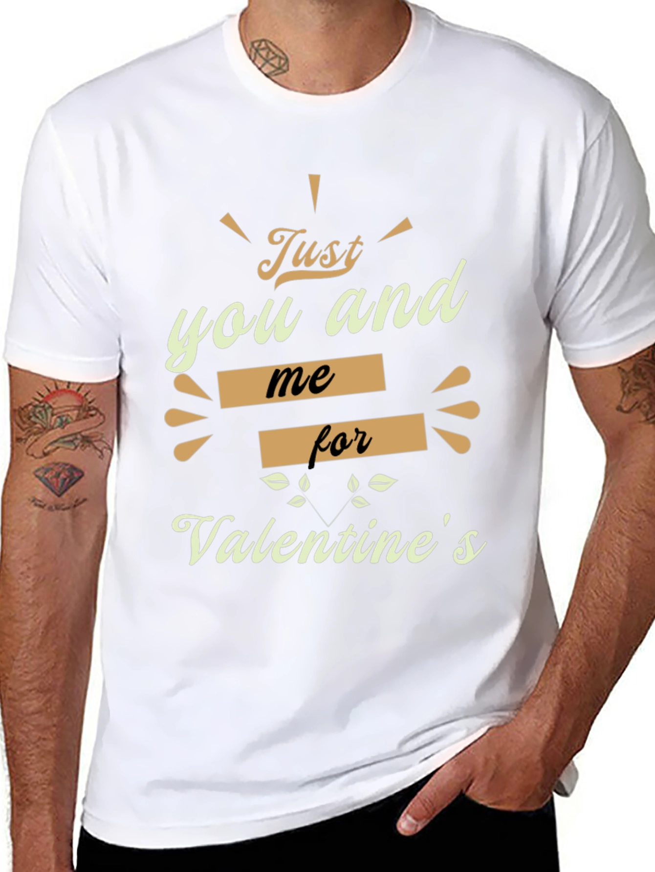 Valentines Day Just You And Me T-Shirt