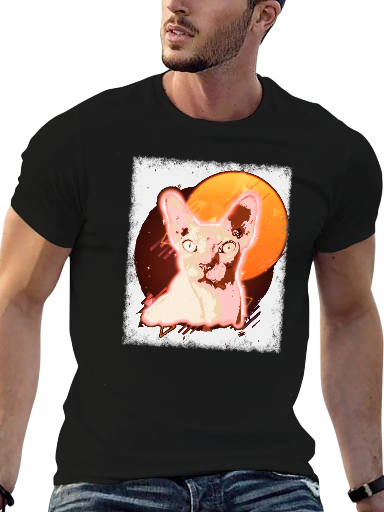 Sphynx Cat T-Shirt - Trendy Graphic Tee