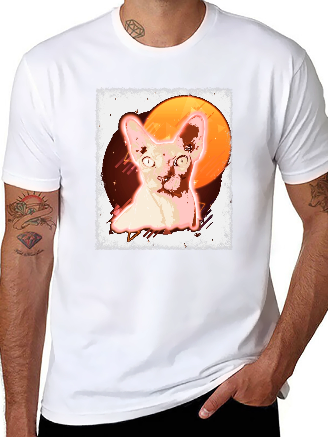 Sphynx Cat T-Shirt - Trendy Graphic Tee