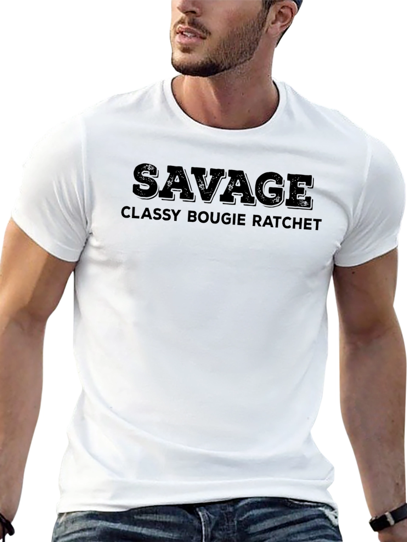 Savage Graphic T-Shirt - Classy Bougie Ratchet
