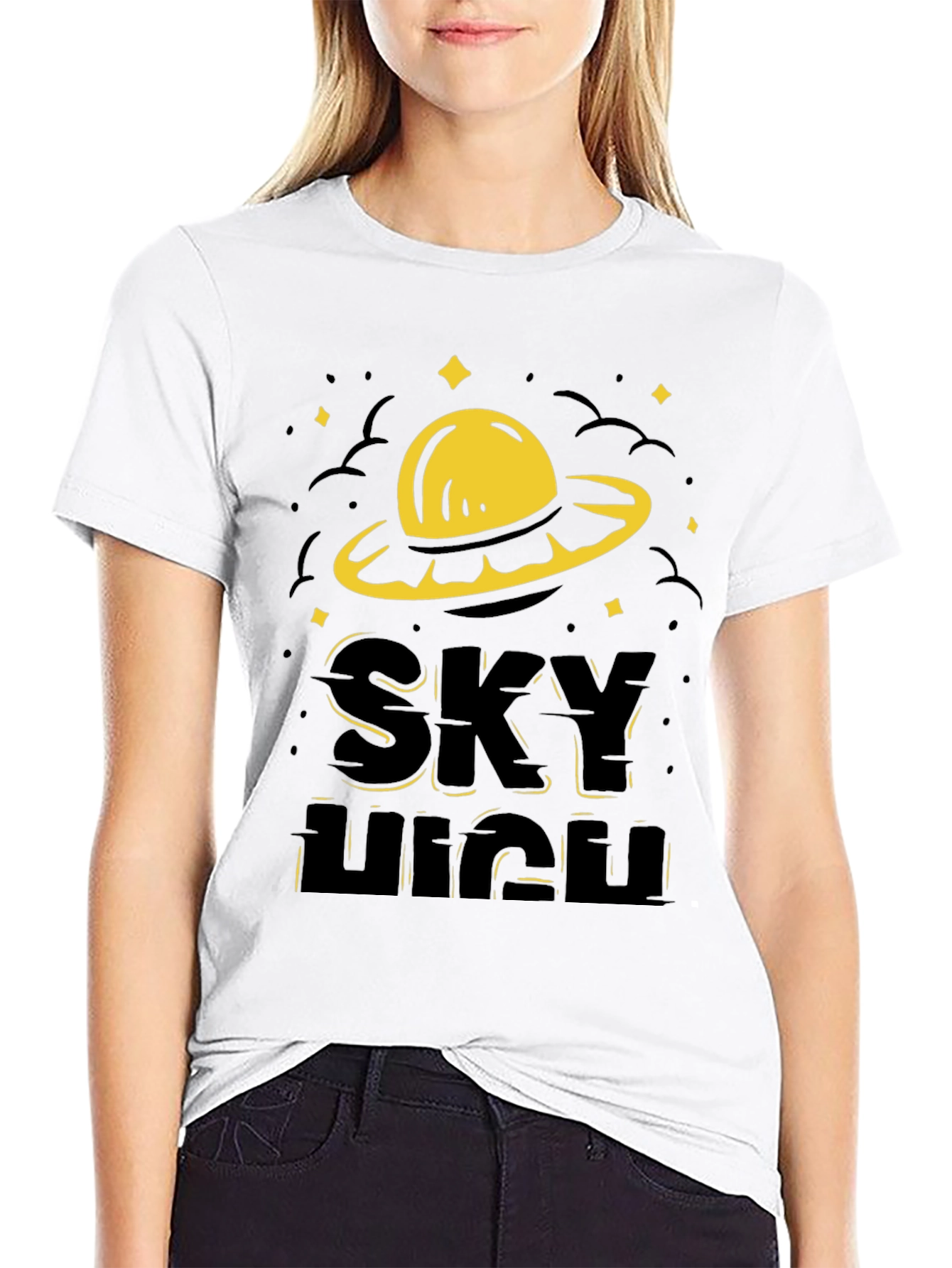 Sky High UFO Graphic Tee