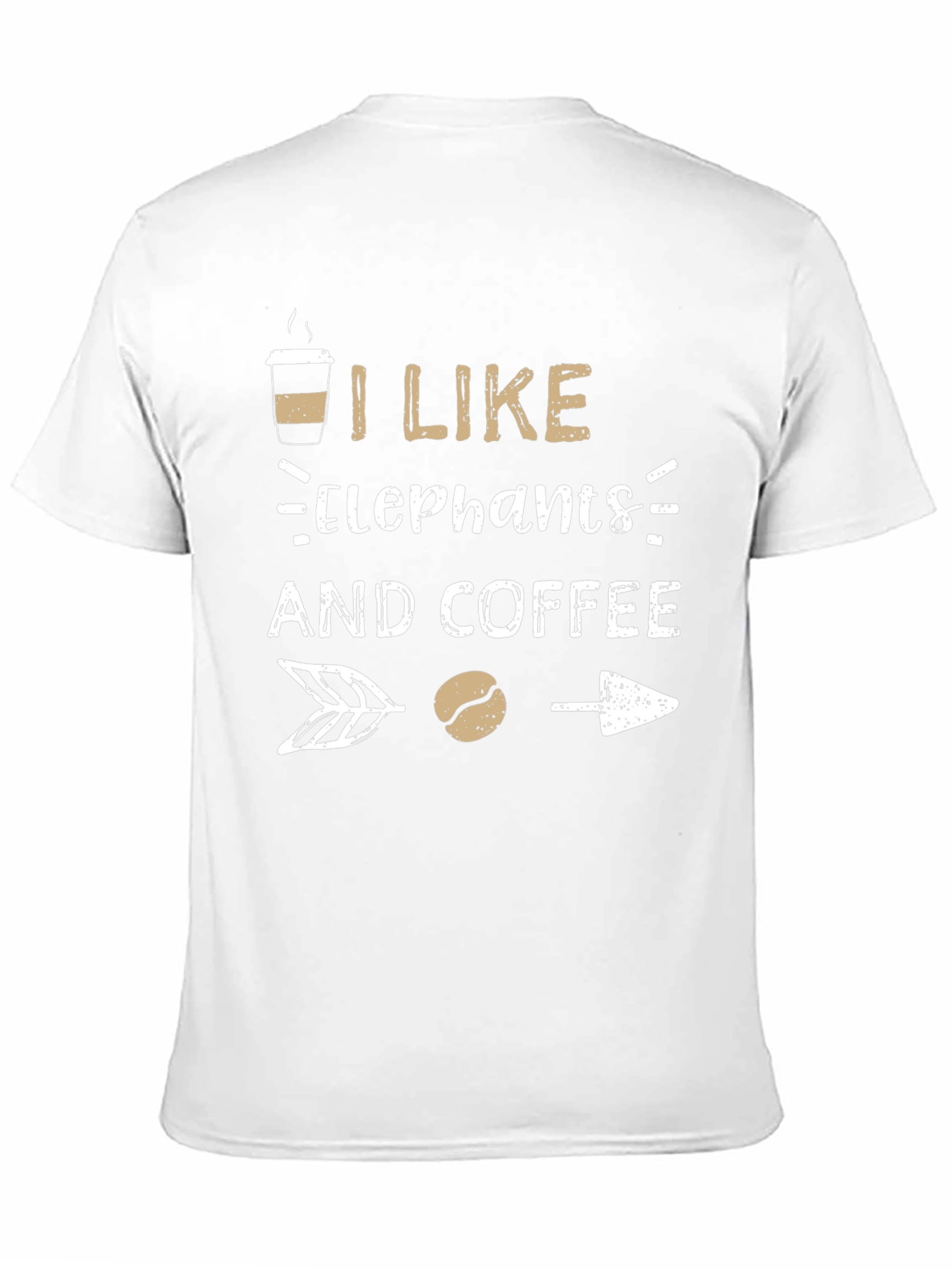 I Like Elephants and Coffee T-Shirt