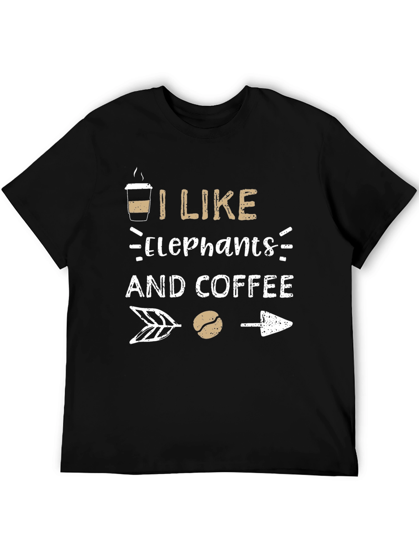 I Like Elephants and Coffee T-Shirt